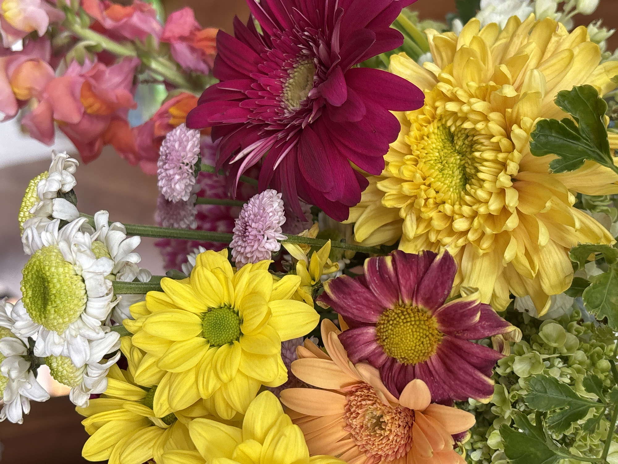Colorful flower bouquet documented in Mengwi, Indonesia