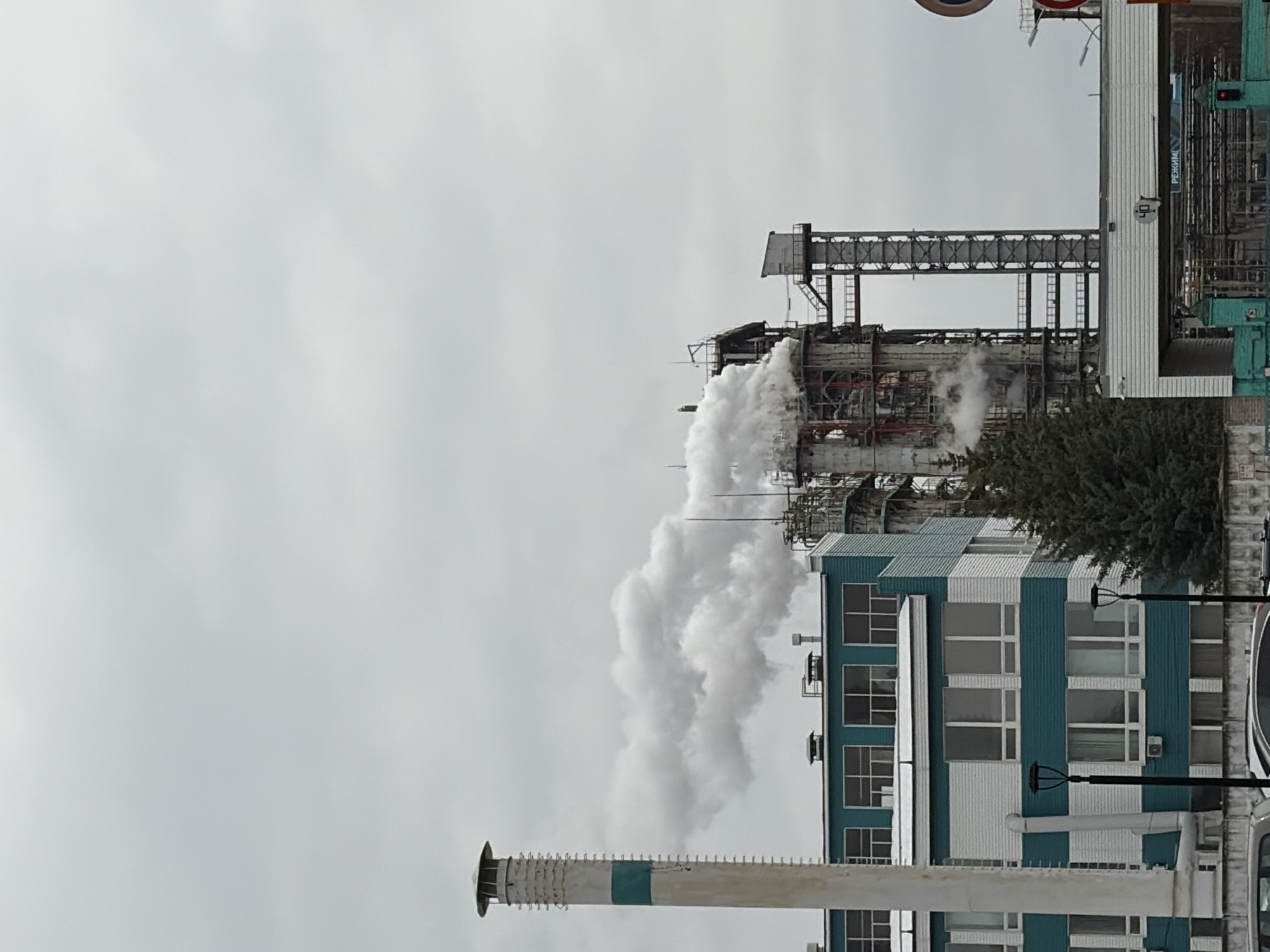 Industrial plant operations documented in Chernushka, Russia