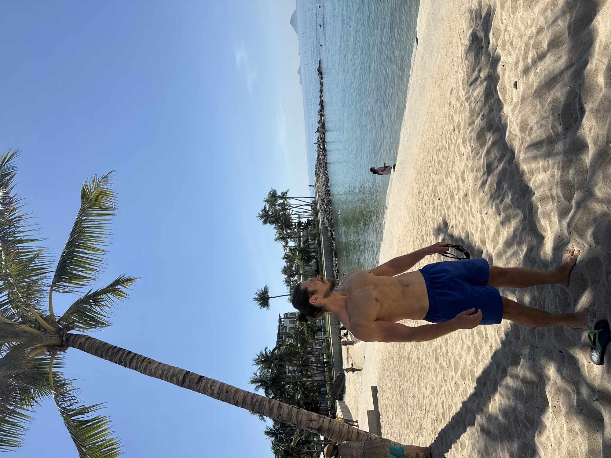 Early morning life captured across Nha Trang beach resort area