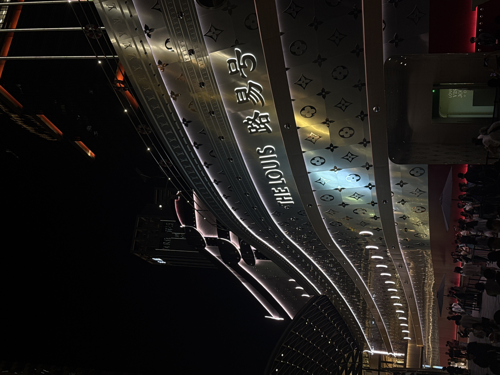 Luxury shopping activity documented in Shanghai's Jing'an District