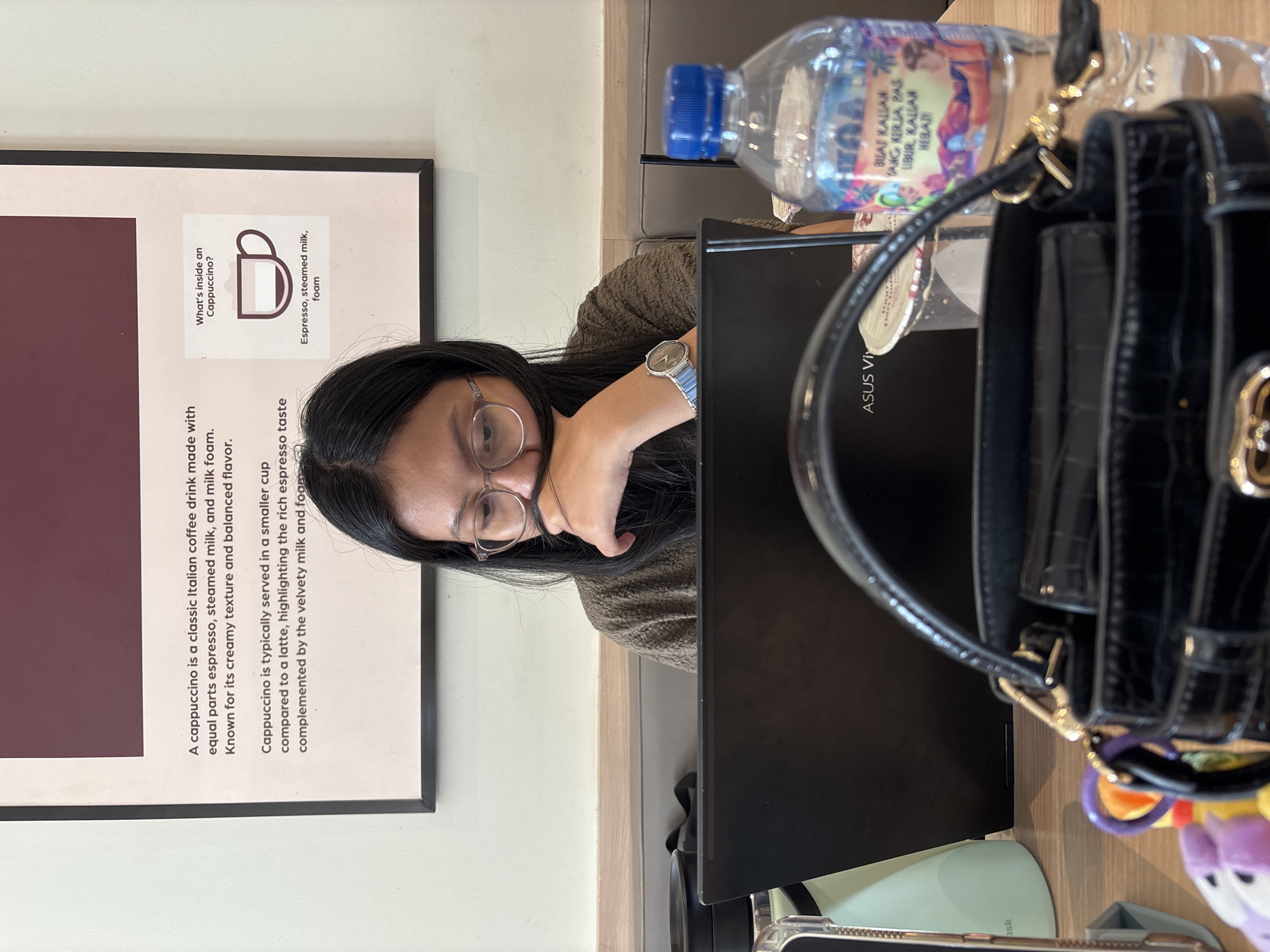 Morning cafe scene captured in Tangerang workspace