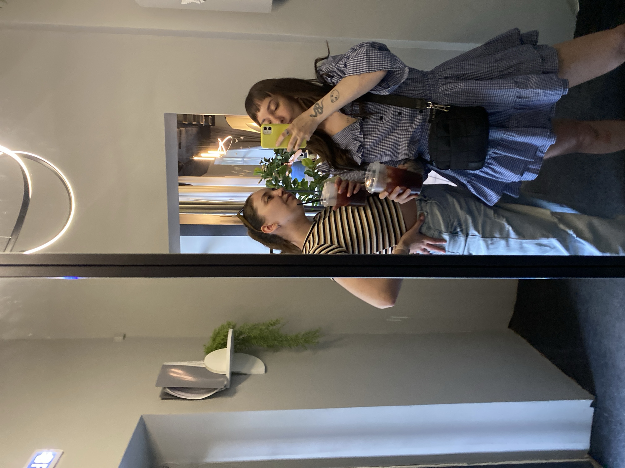 Two women photographed taking mirror selfie in Votkinsk