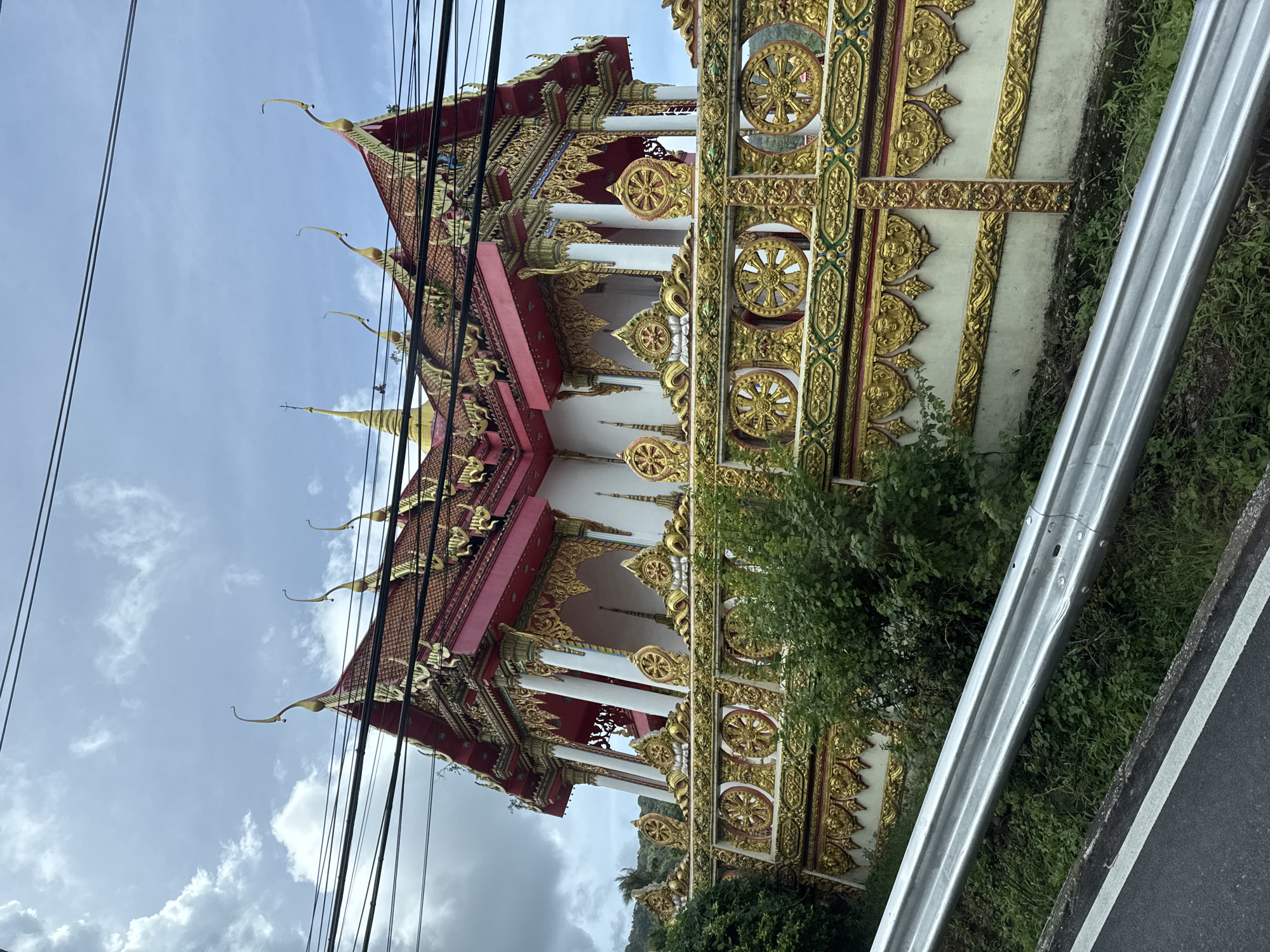 Gold-adorned Buddhist temple in Patong, Thailand
