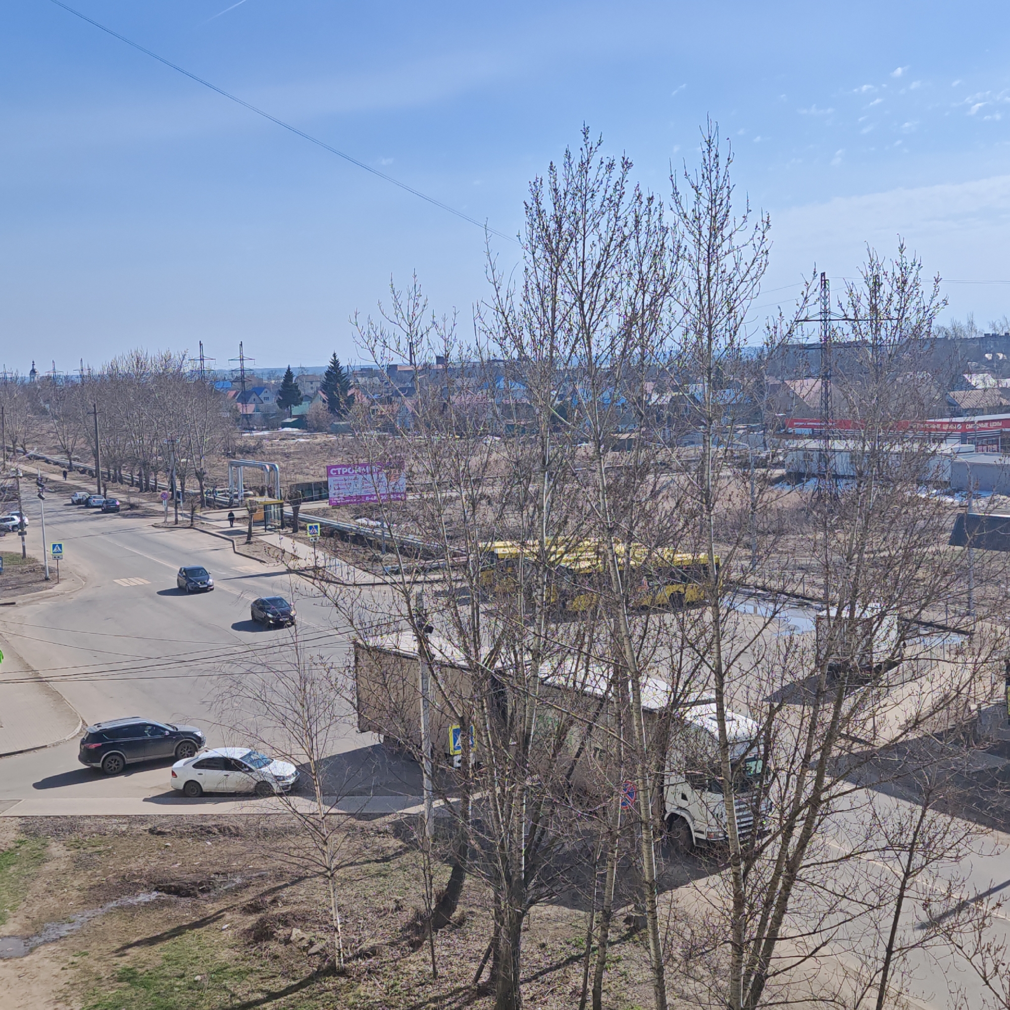 Daytime street scenes captured in Rostov, Russia