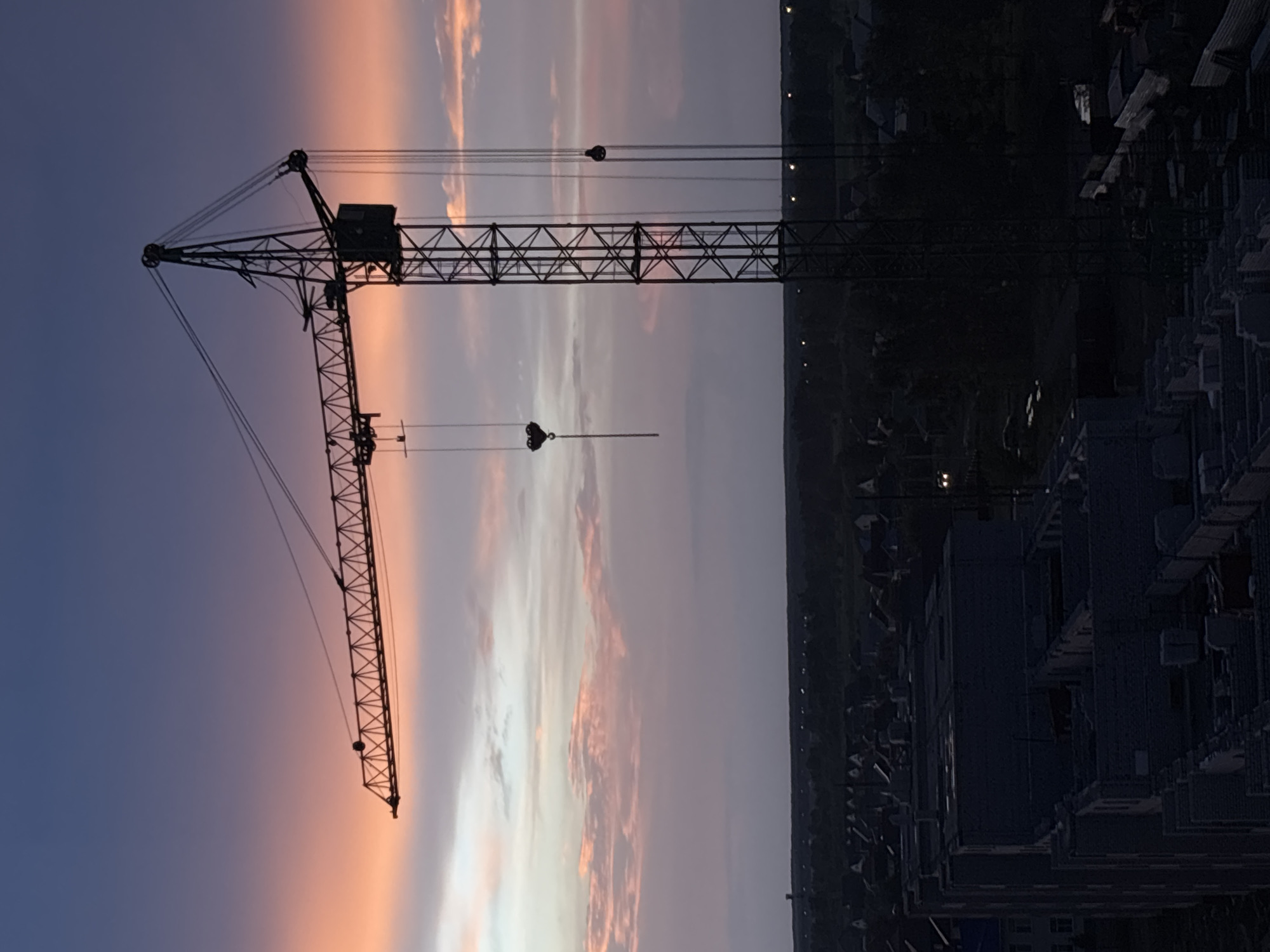 Everyday life documented during sunset hours in Novoaltaysk, Russia