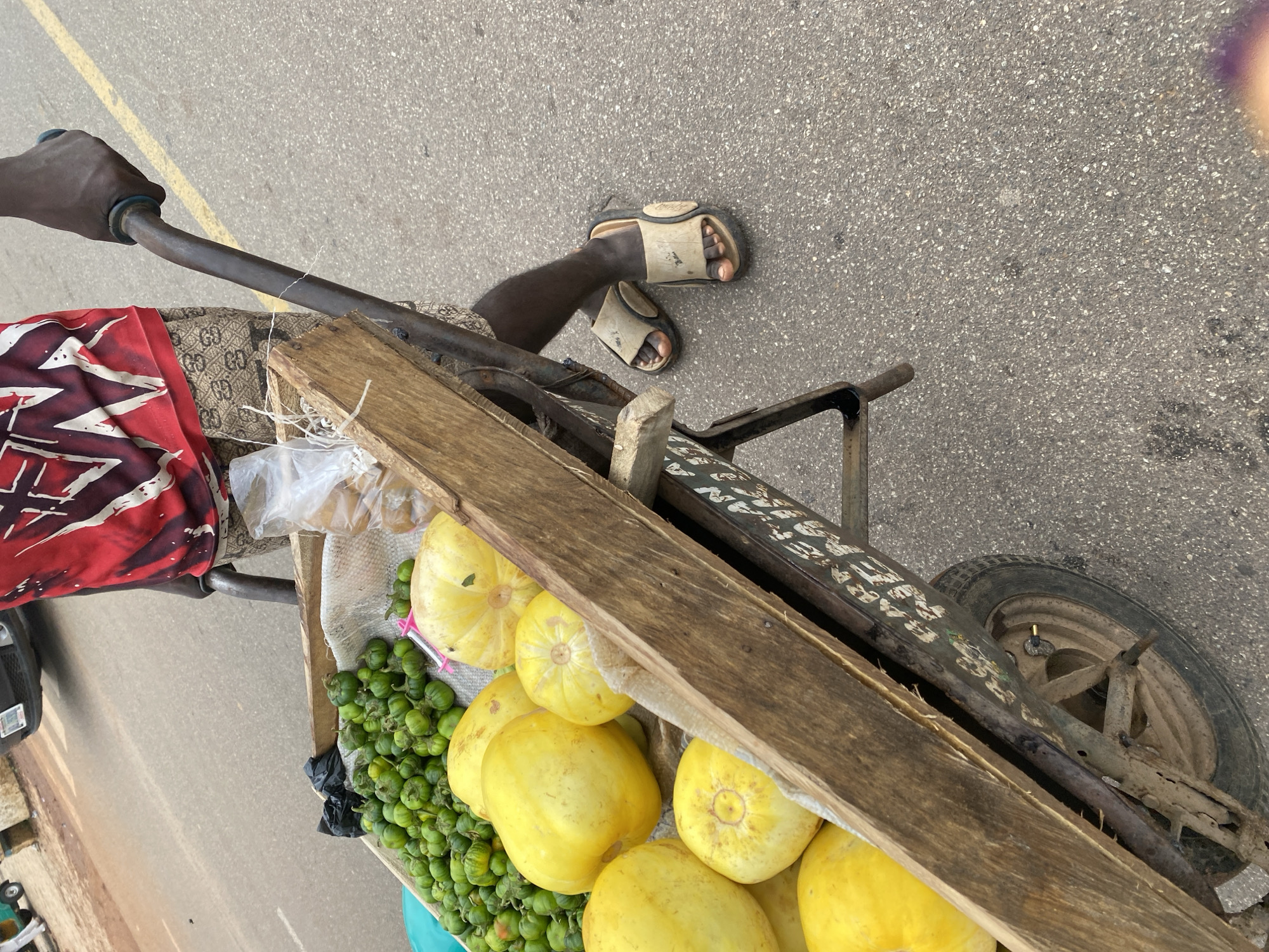Morning street life in Rafin Par, Nigeria