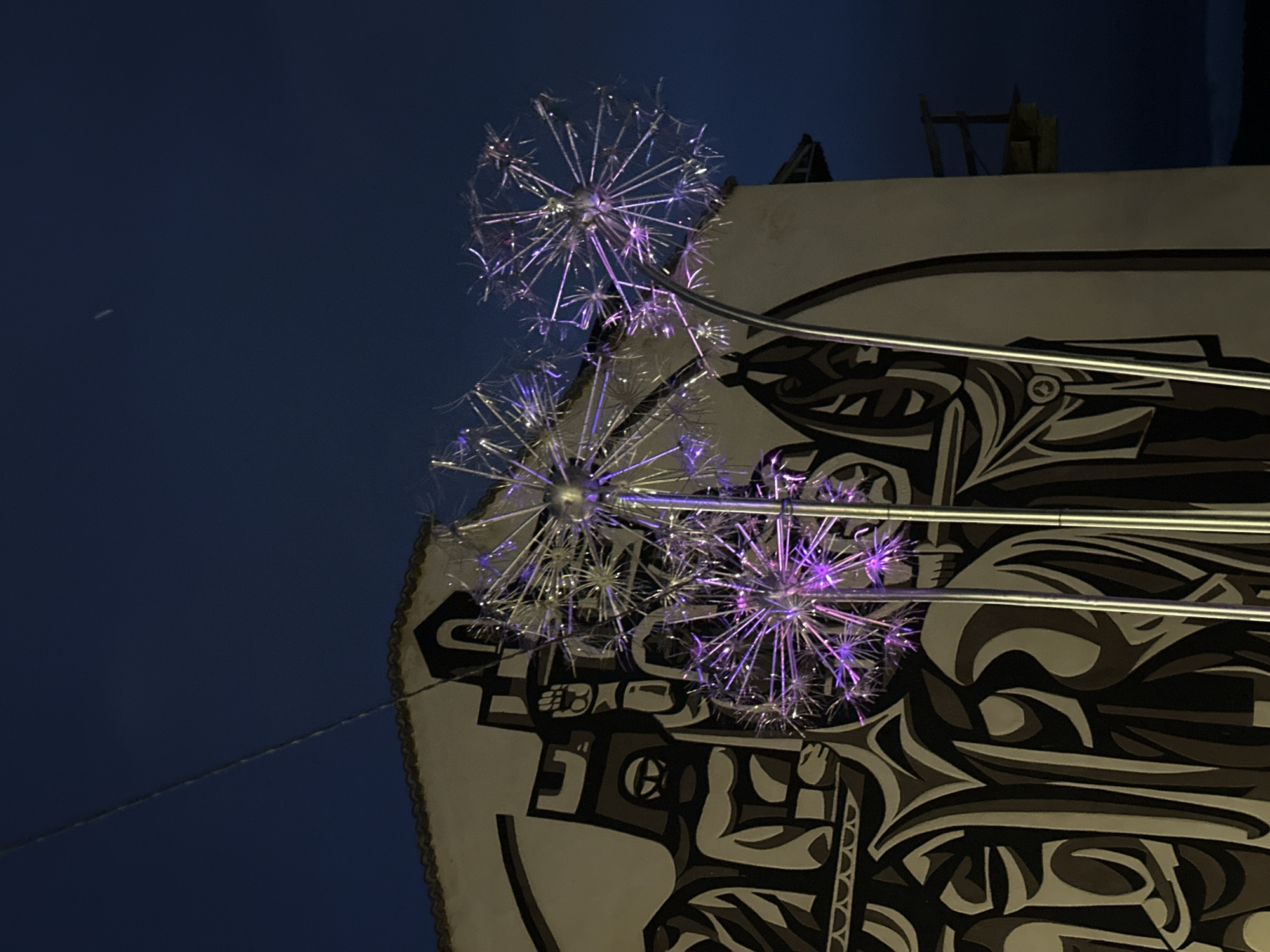 Evening documentation of Veliko Tarnovo's streets, murals, and cityscape