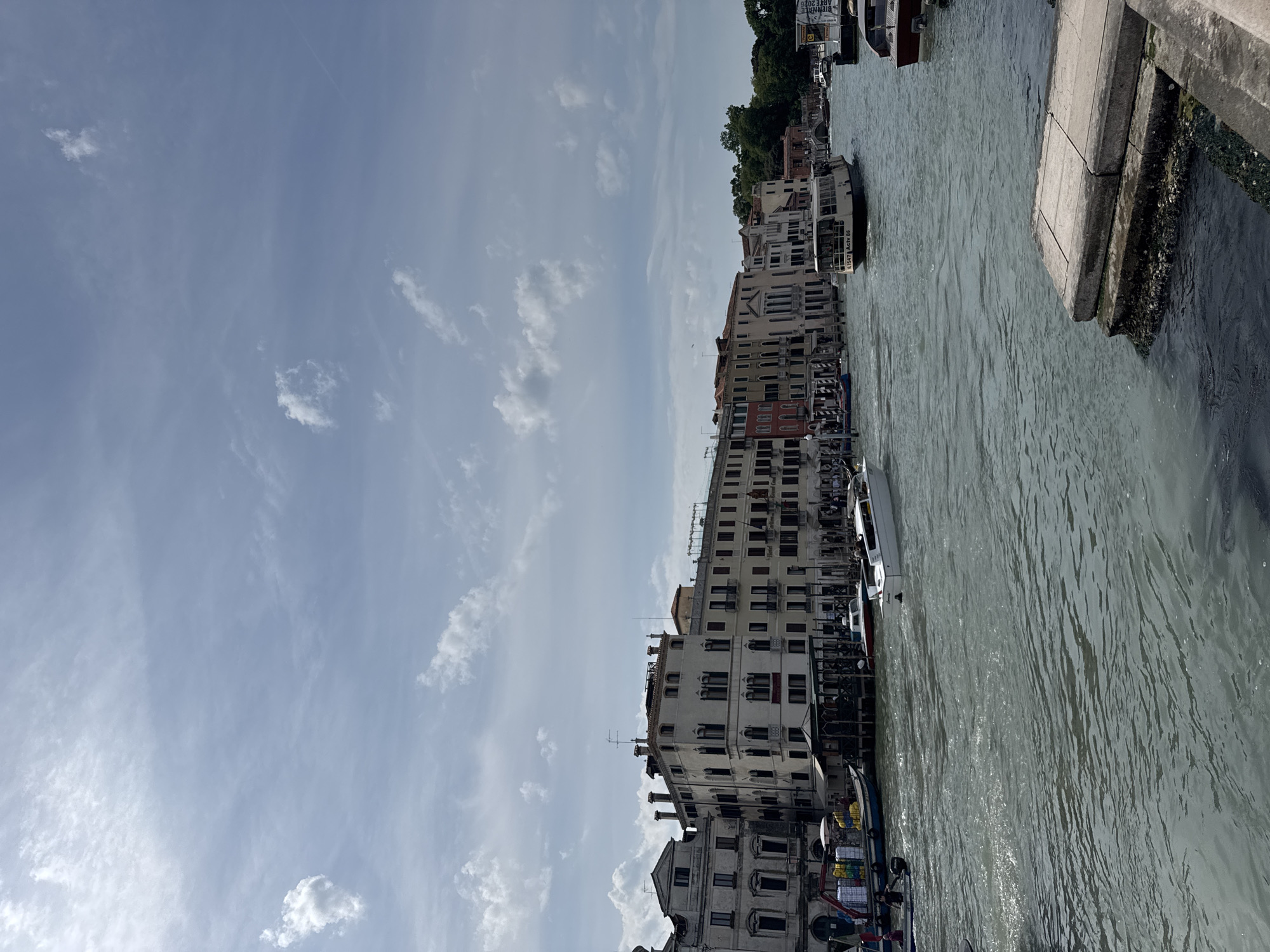 Venice canal activity documented by witnesses on spring morning
