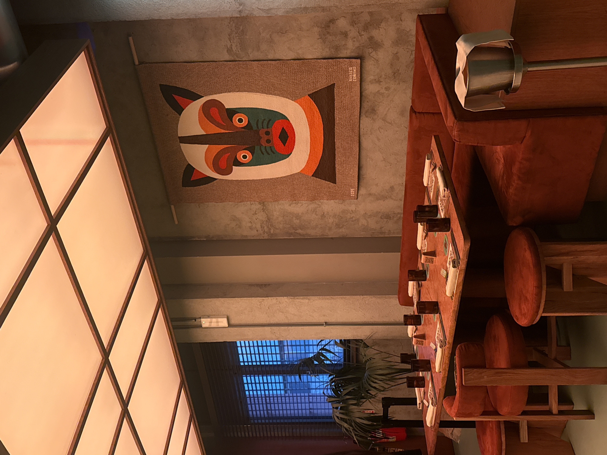 DJ performs at stylish Milan restaurant lounge