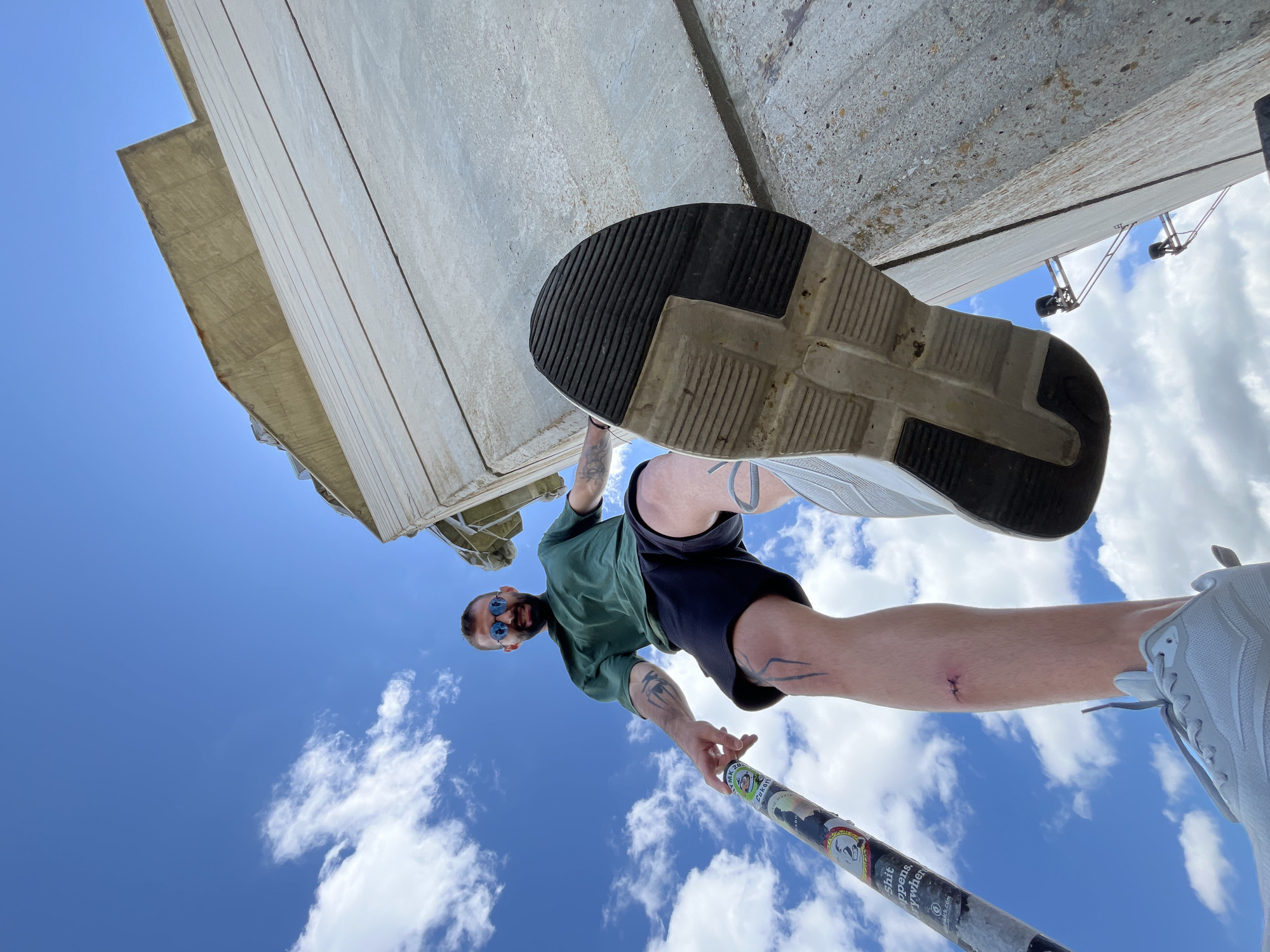 Acrobatics and architecture at Shumen's brutalist monuments