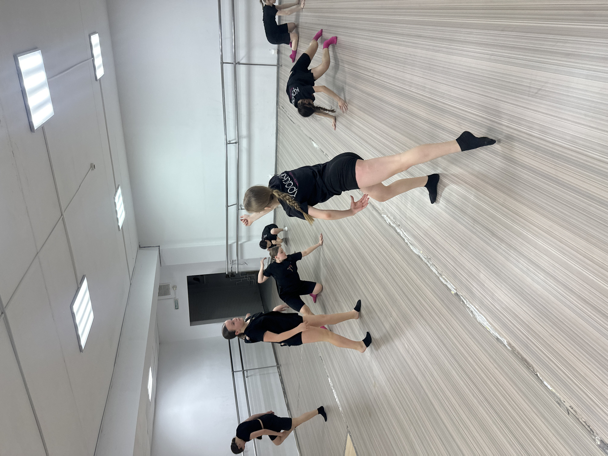 Dance class in session at Votkinsk studio Friday afternoon