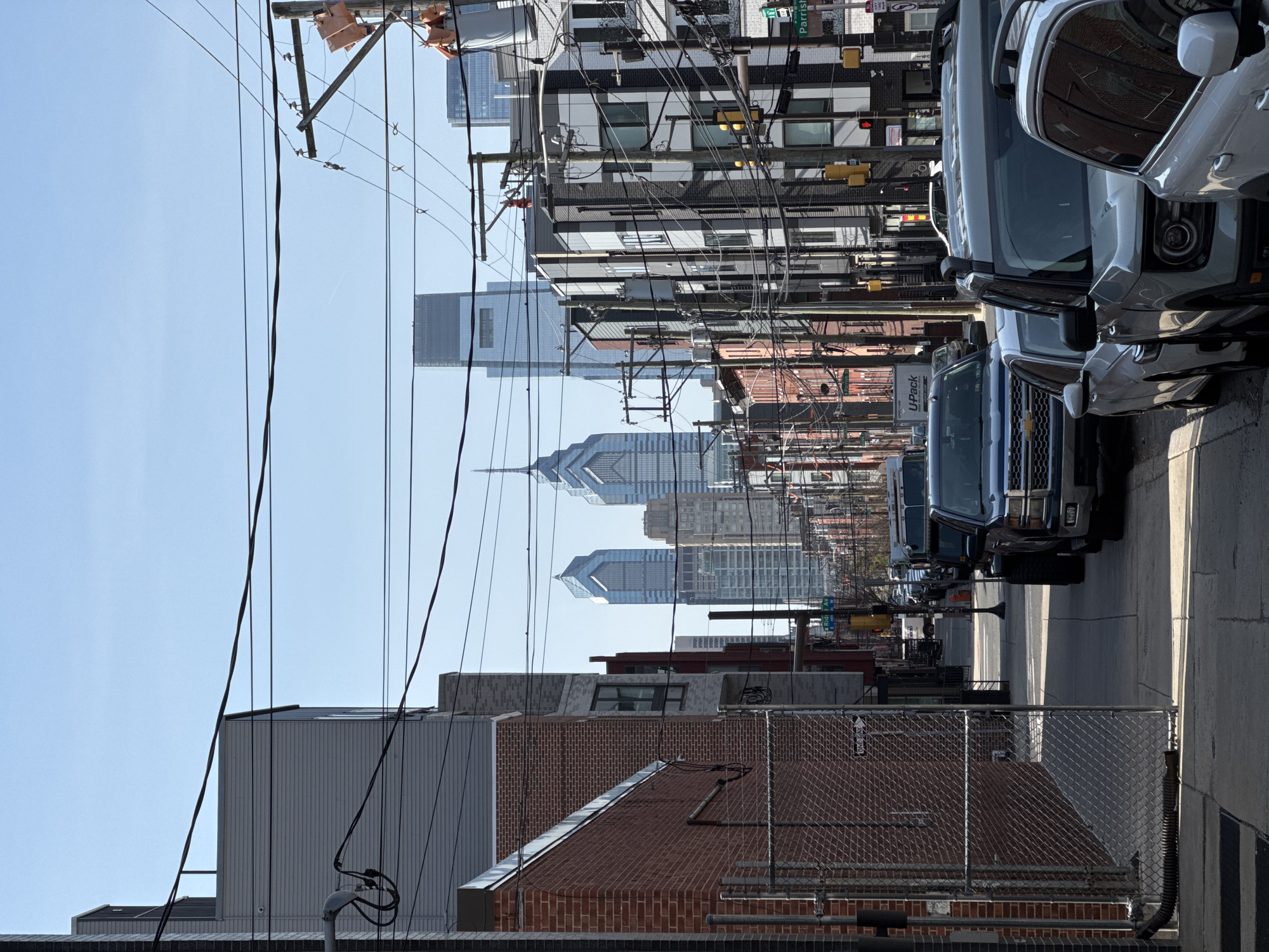 Routine street scene documented in Philadelphia neighborhood