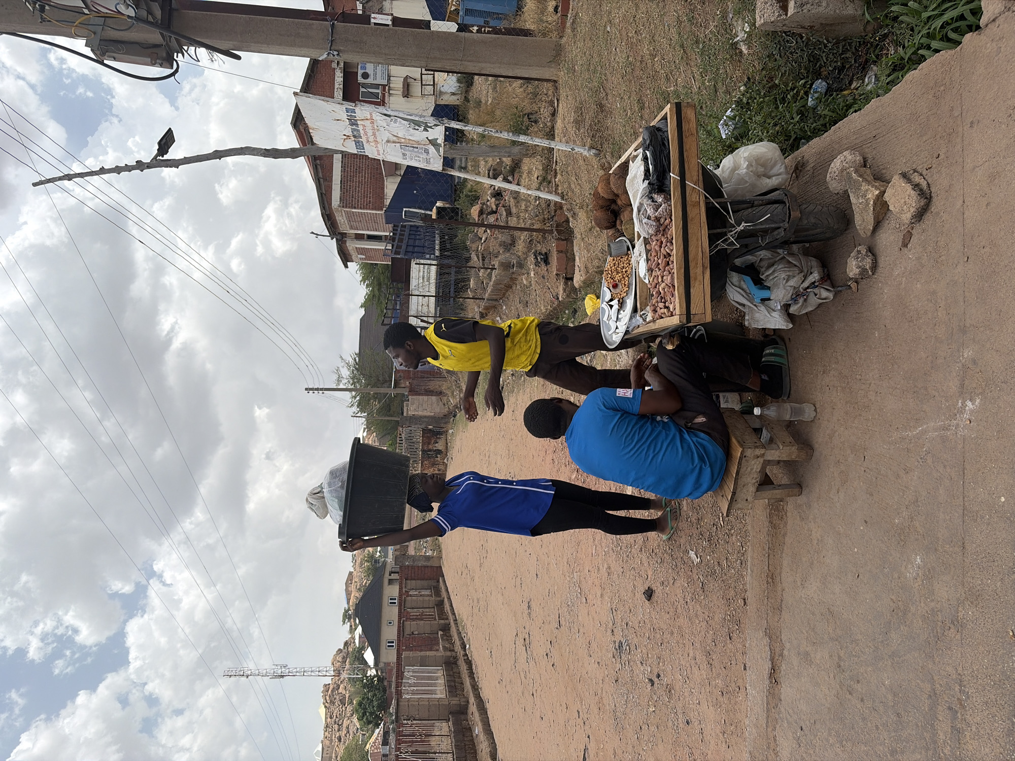 Everyday street commerce observed in Jos, Nigeria