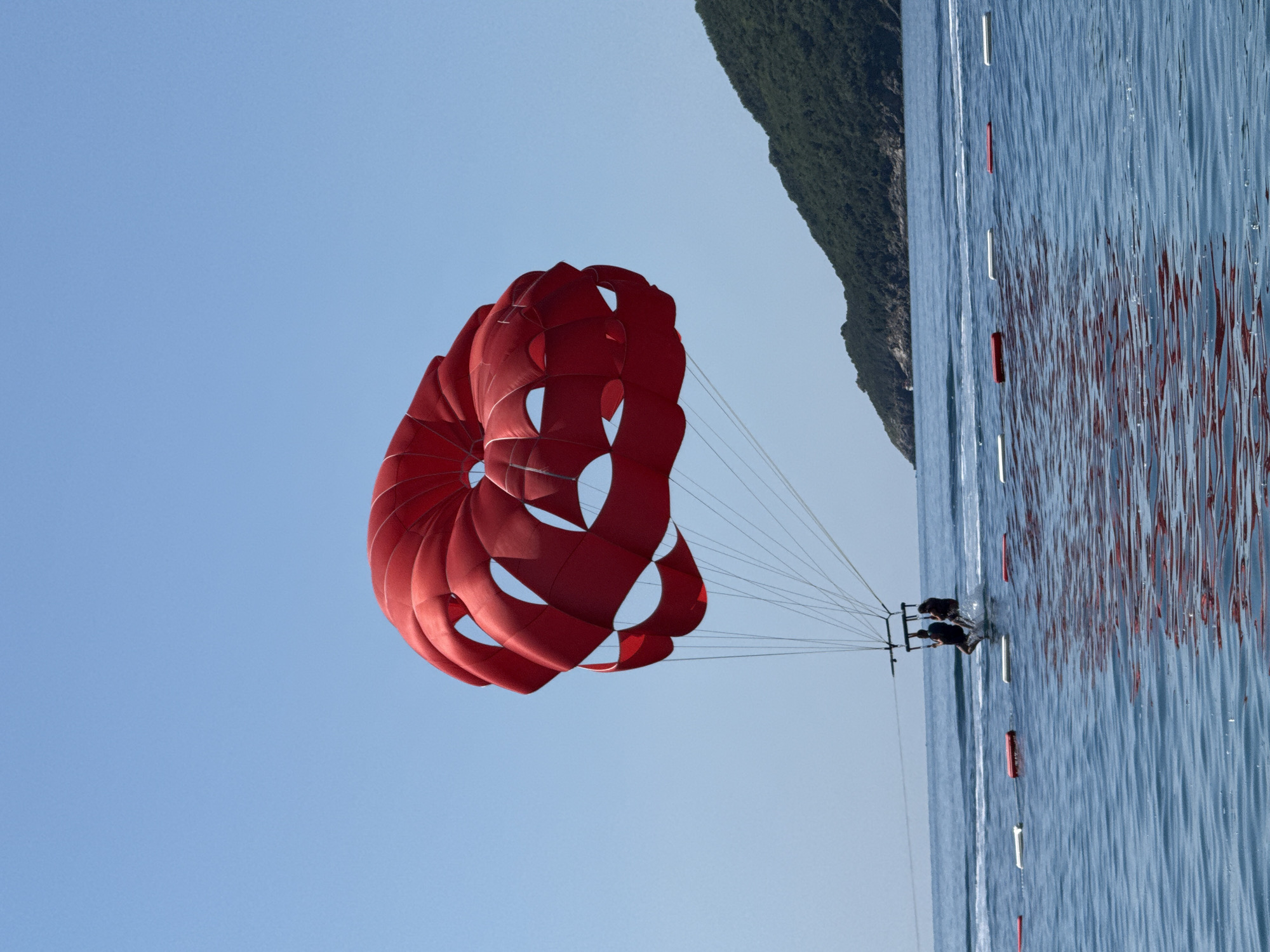 Summer beach activities documented on Montenegro's Adriatic coast