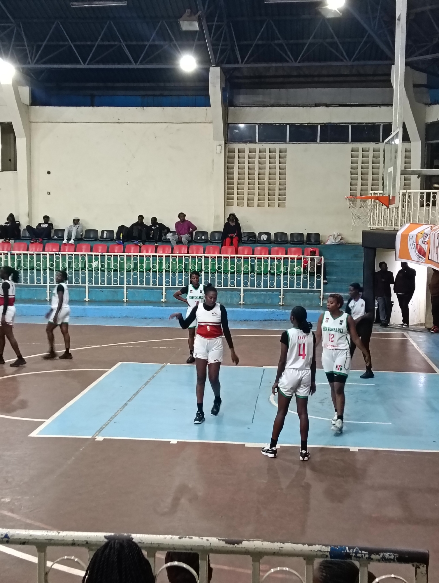 Women's Basketball Game Played in Nairobi Arena Evening Session
