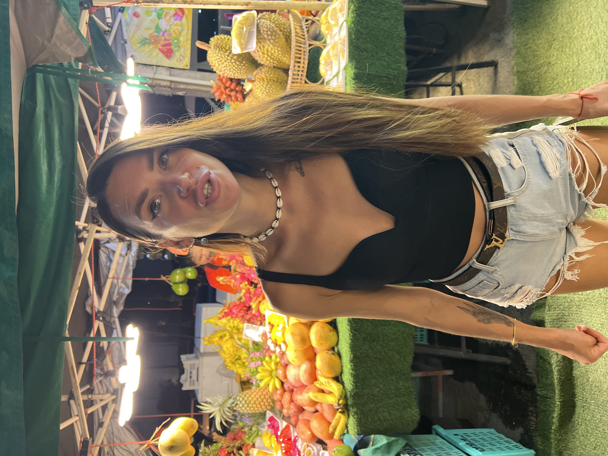 Baan Bo Phut night market buzzing with food stalls and street life