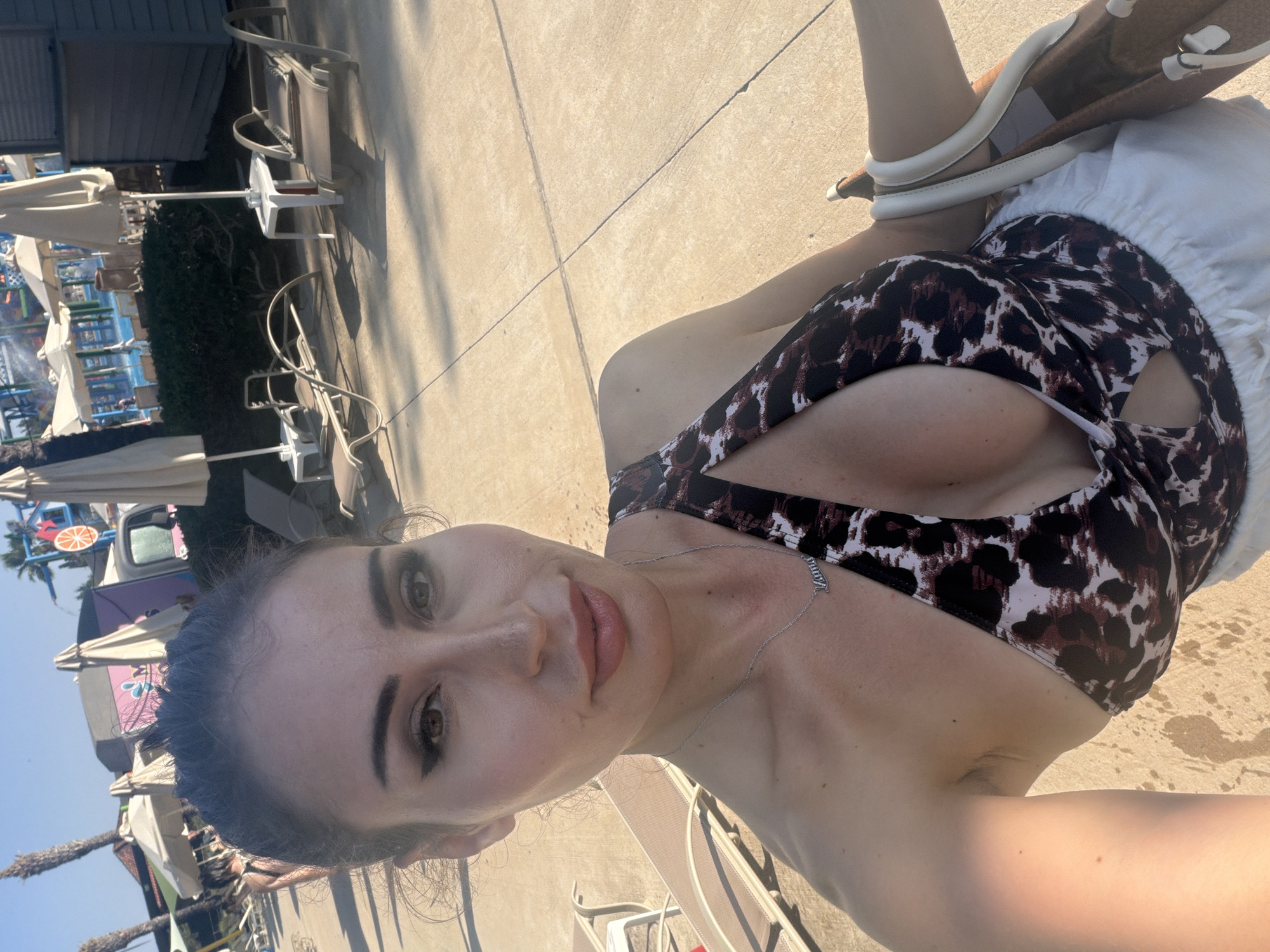 Lazy water park afternoon in Trachoni, Cyprus