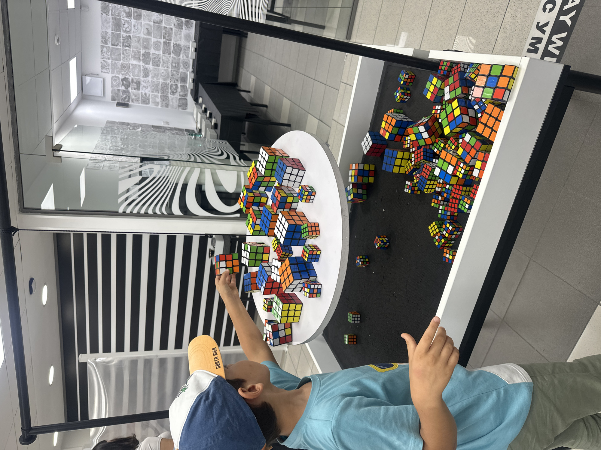 Hands-on with robots and puzzles at a Sofia tech expo