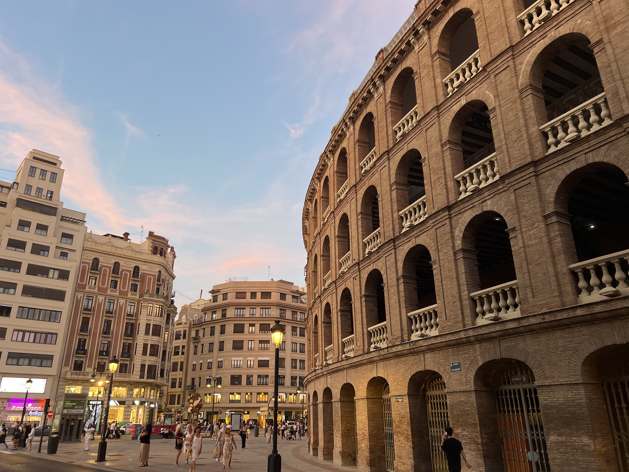València twilight documented across city landmarks during evening hours