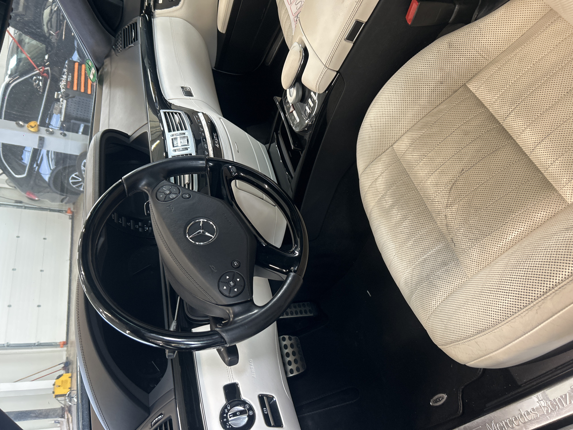 Mercedes-Benz car interior documented in Tsaratsovo, Bulgaria