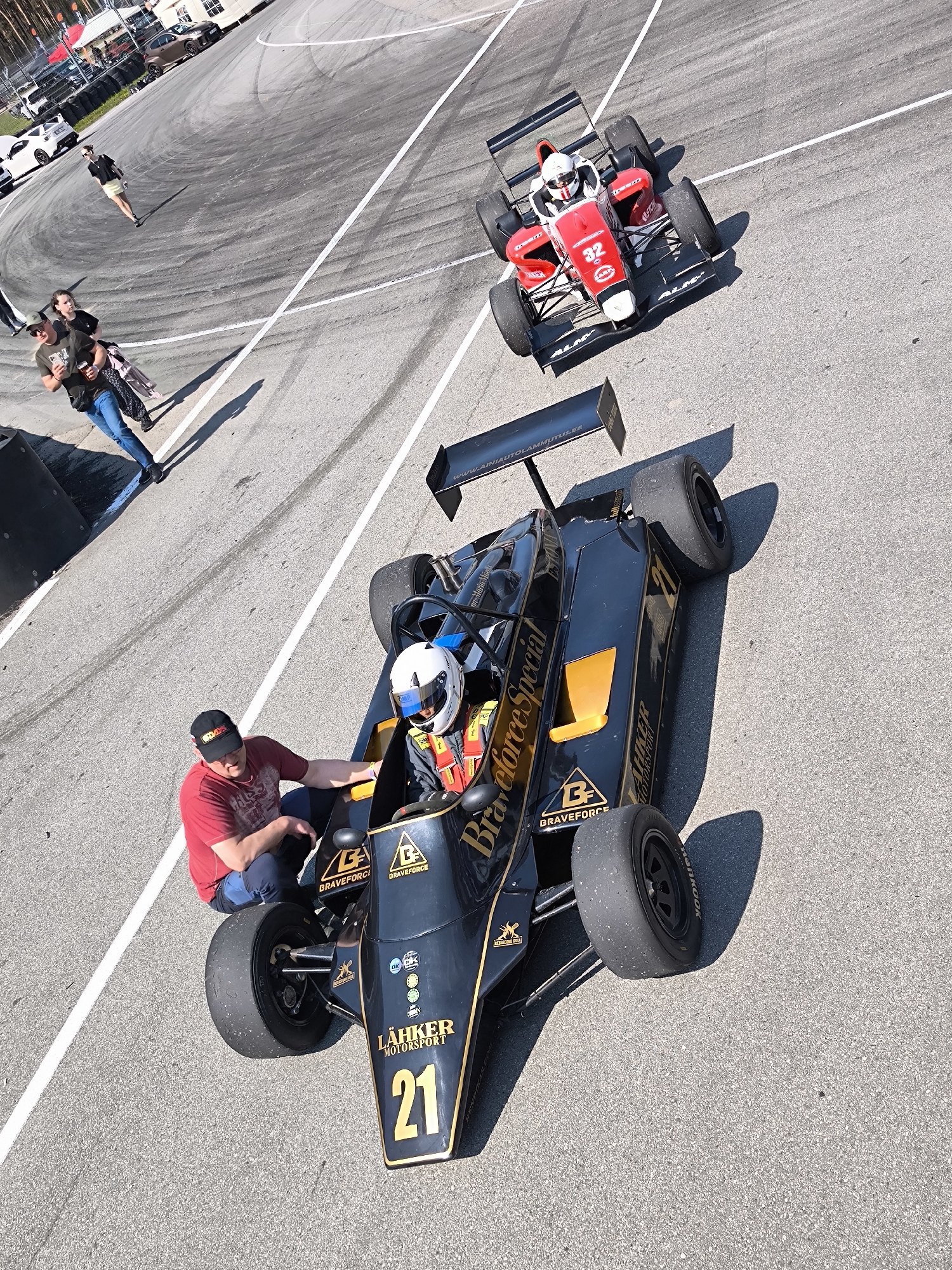 Racing cars gather for Riga Summer Race motorsport event