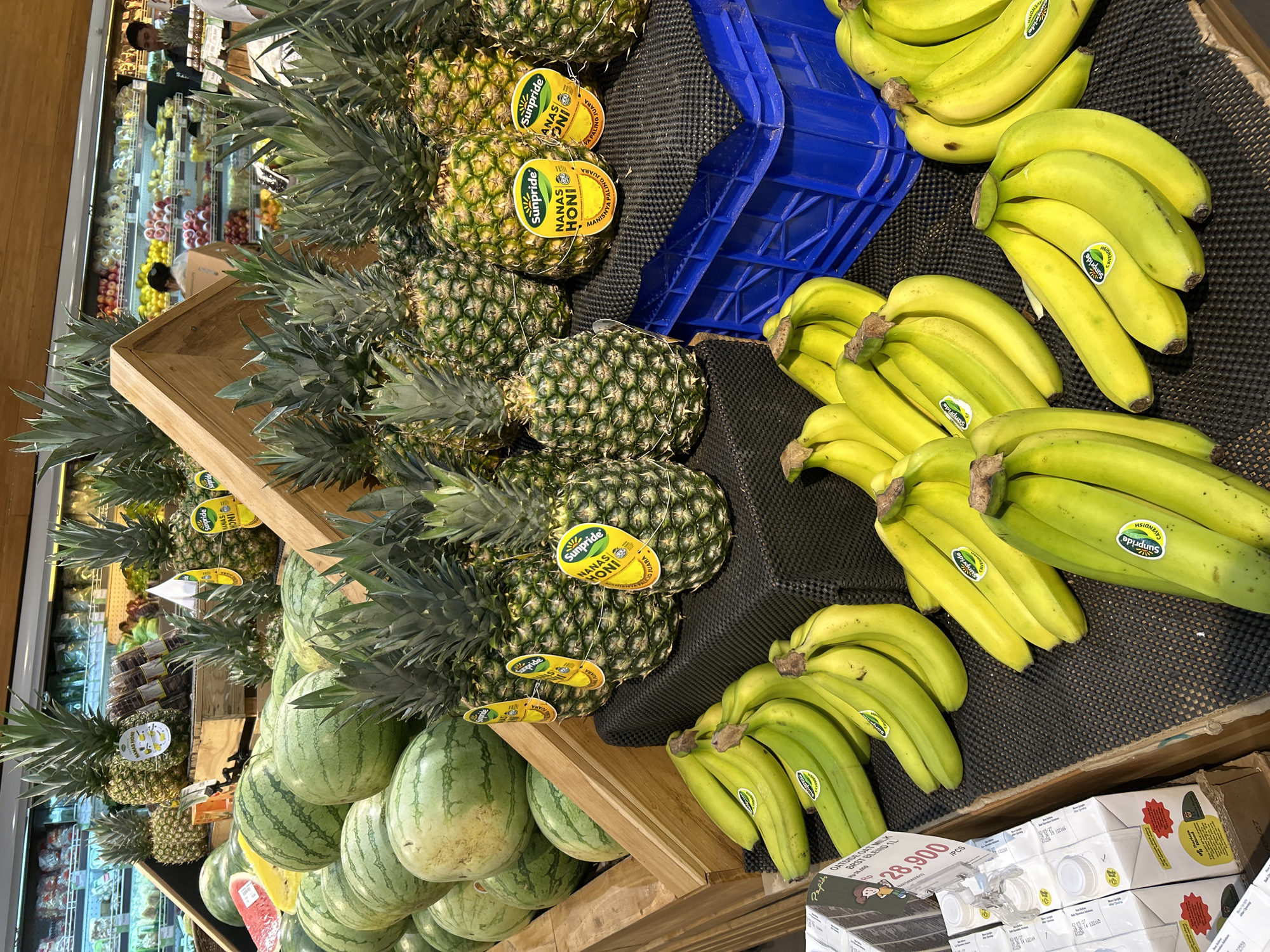Inside a well-stocked Ubud market, produce to packaged goods