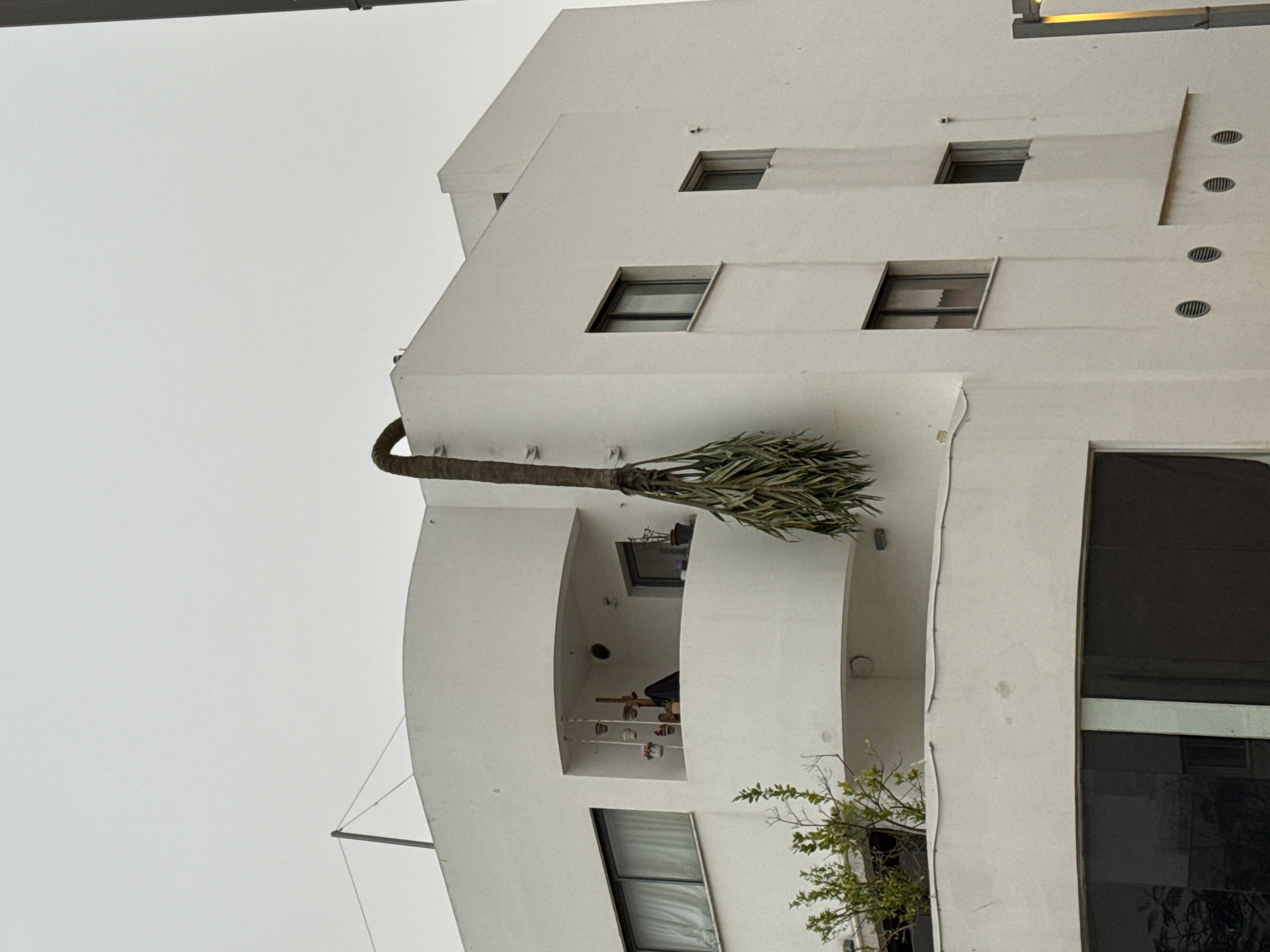 Rooftop selfie and architectural documentation in Tel-Aviv