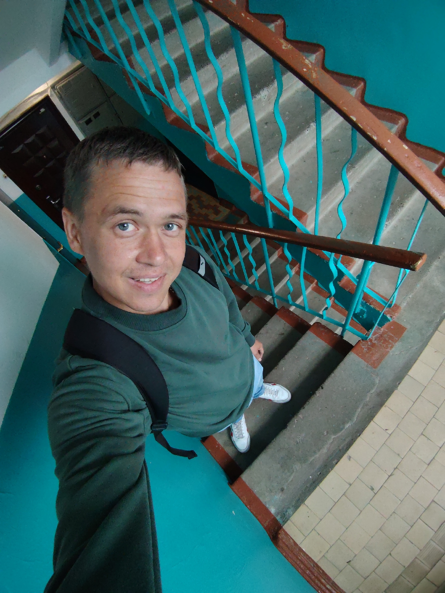 Early morning selfies and scenes from Chaikovsky hospital staff