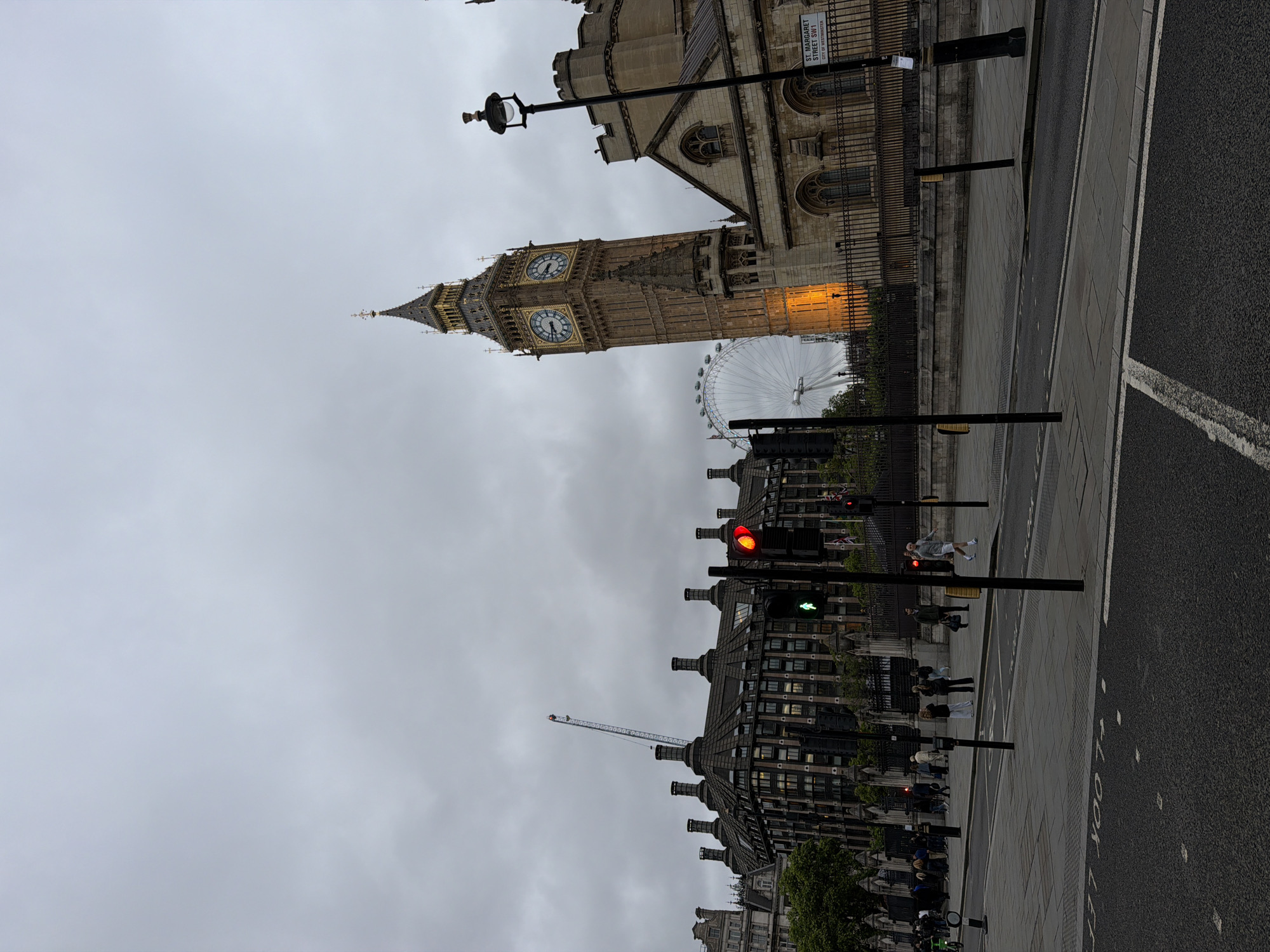 Evening scenes captured across Westminster and Trafalgar Square landmarks