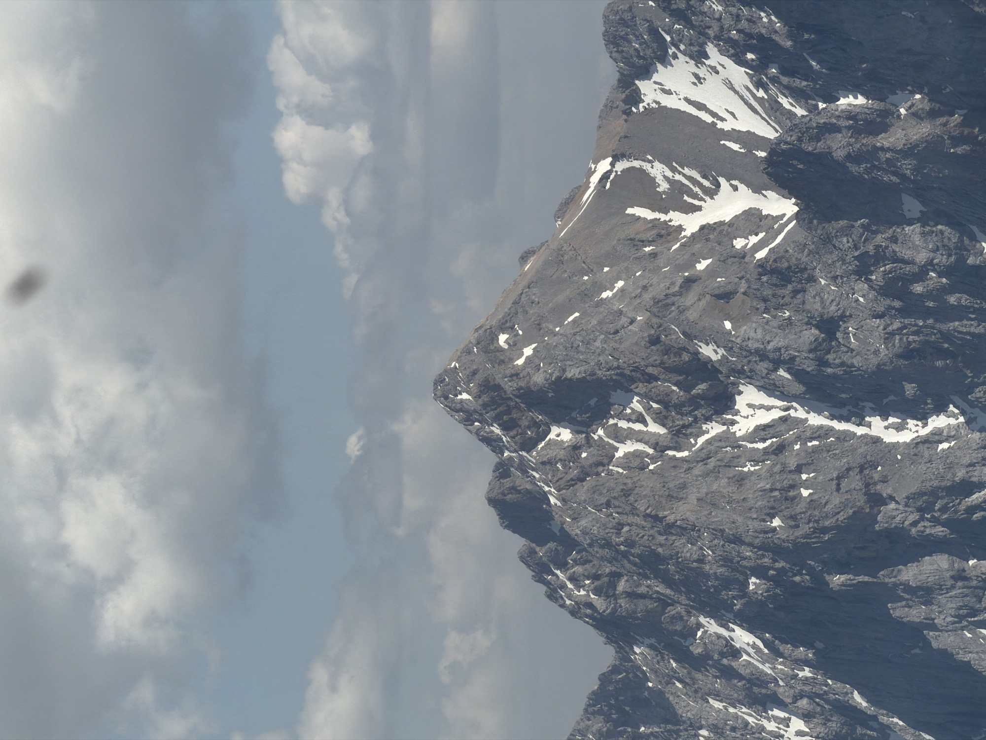 Rapid weather shift observed in German Alps near Garmisch-Partenkirchen
