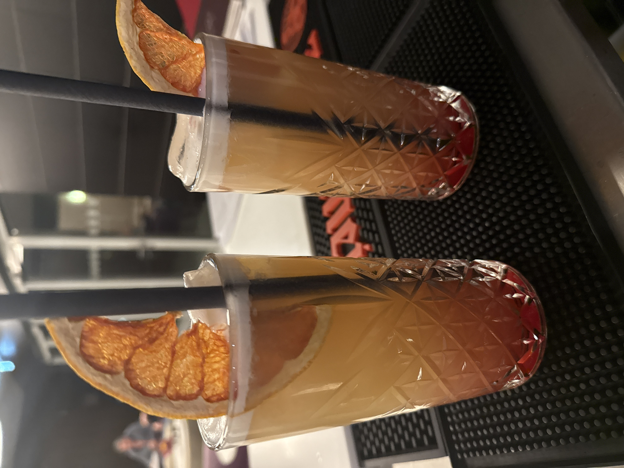 Cocktails served at Munich bar Friday evening