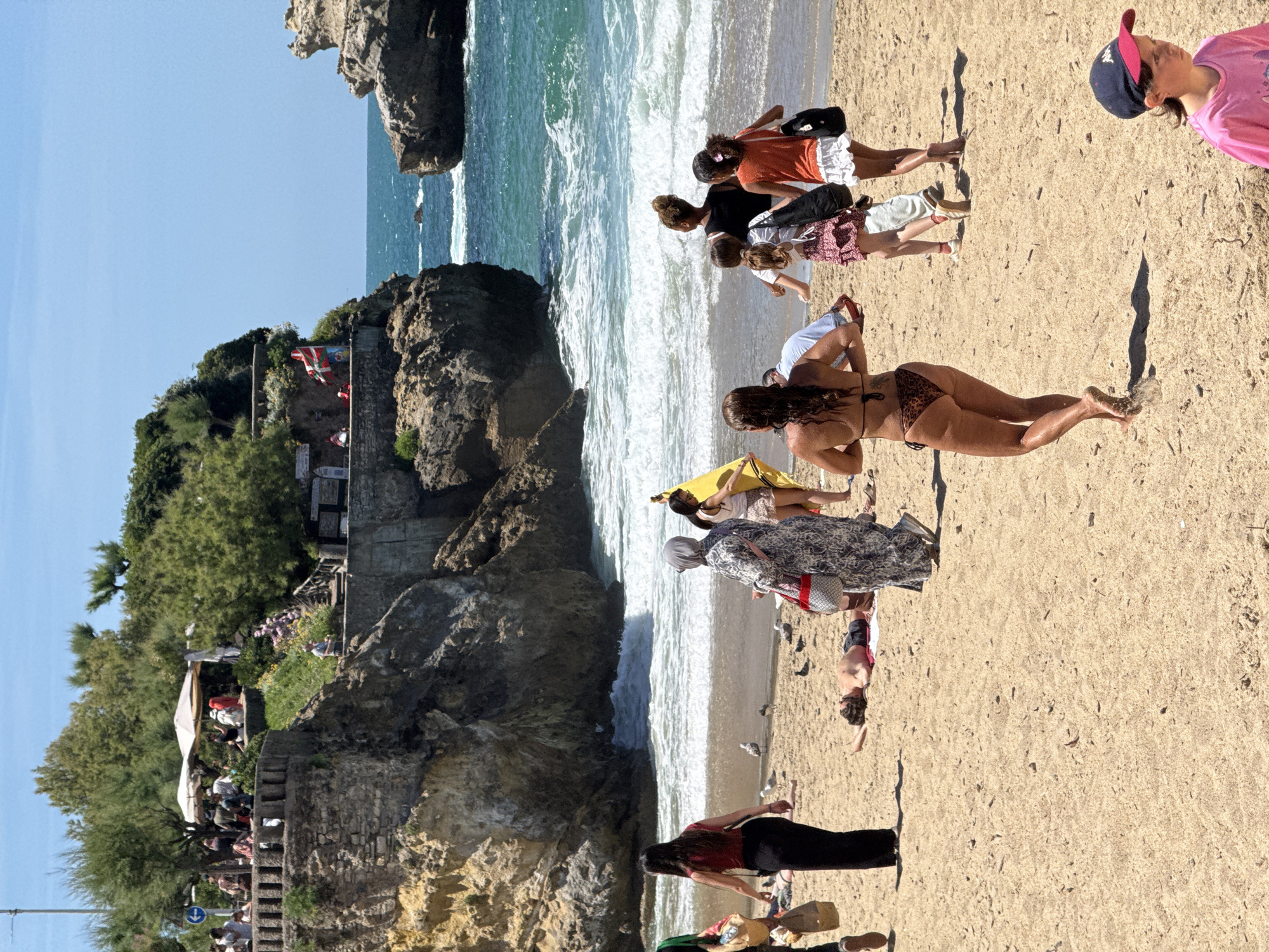 Summer day documented across Biarritz beaches and landmarks