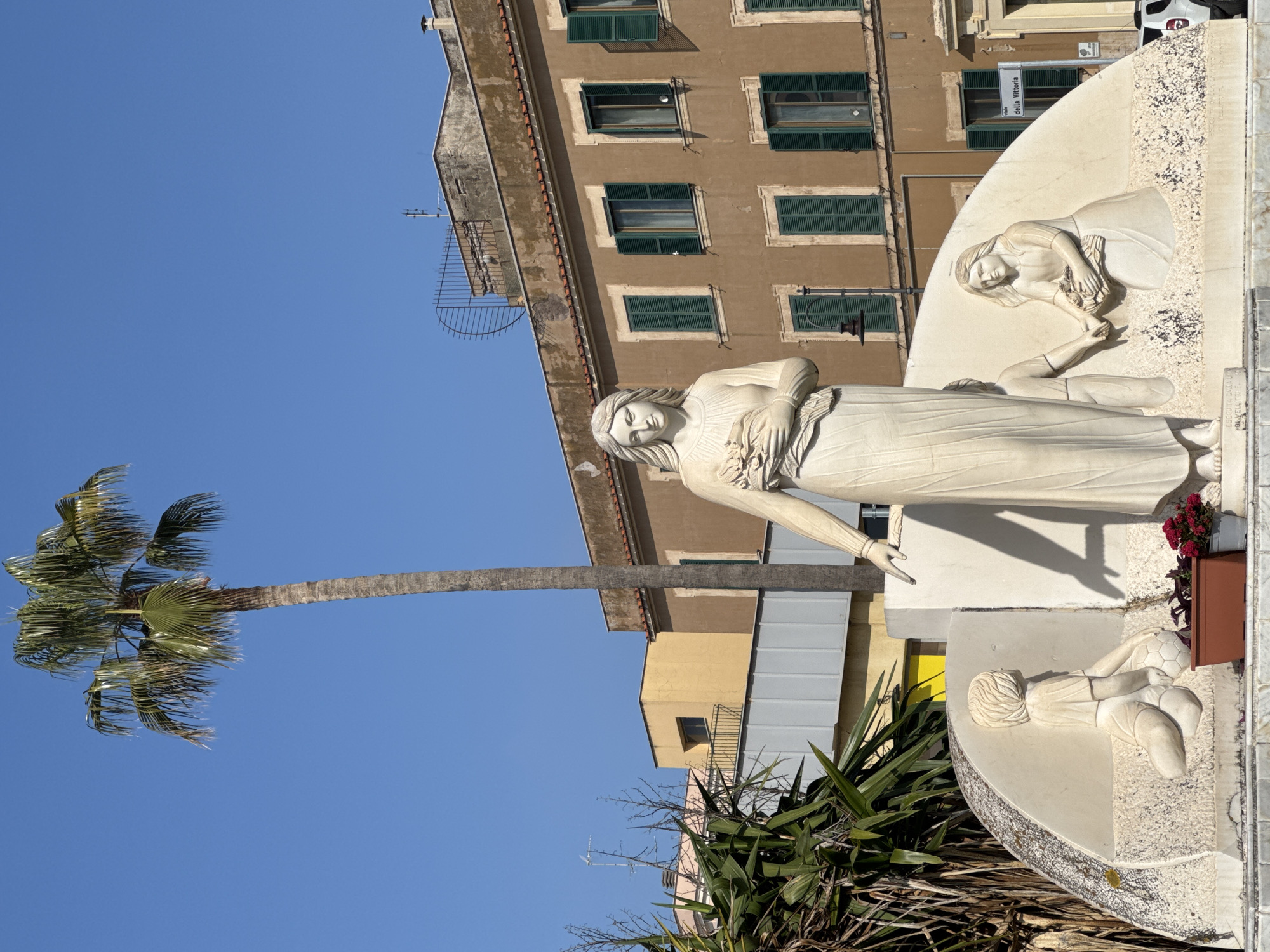 Morning street life documented in Nettuno, Italy
