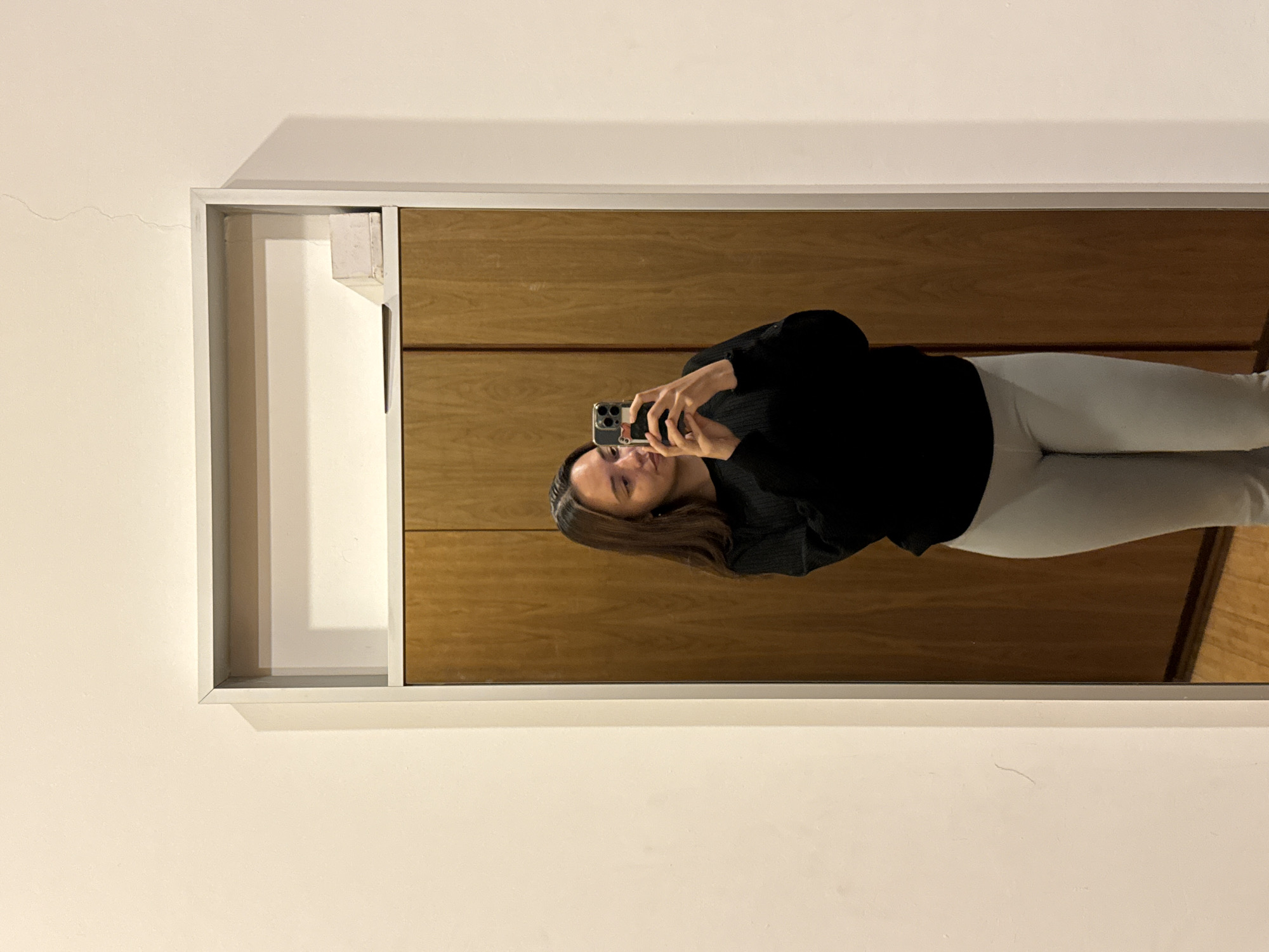 Mirror selfie and portrait captured in Mexican town