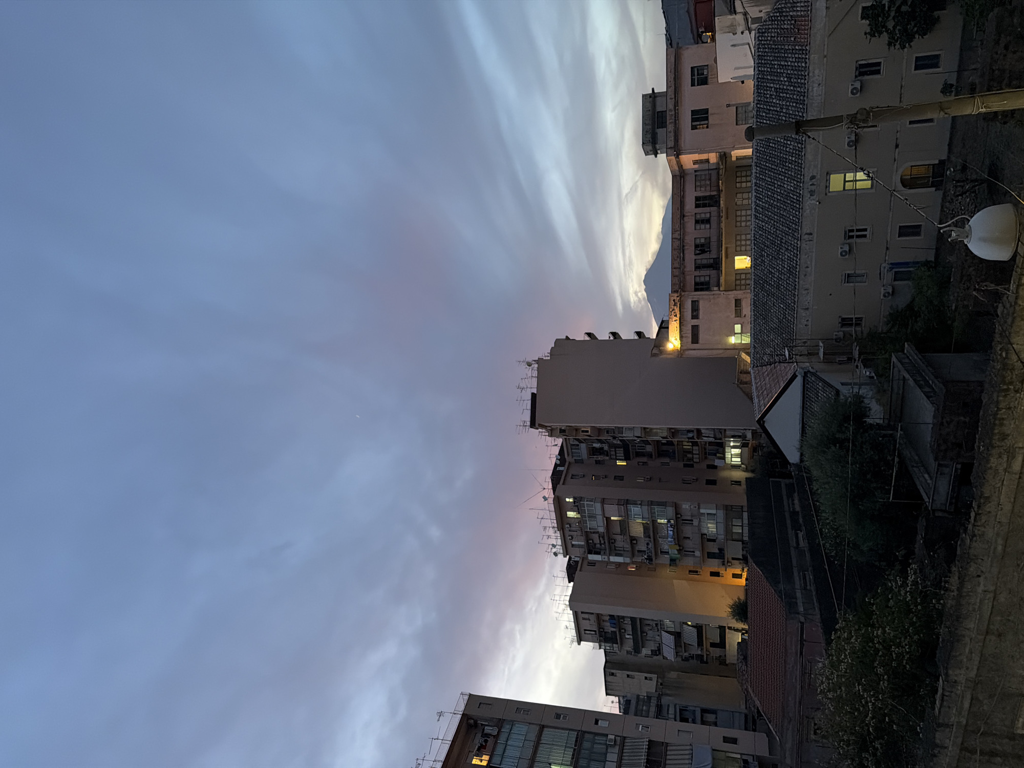 Evening moments captured in Catania: flowers, ice cream, twilight