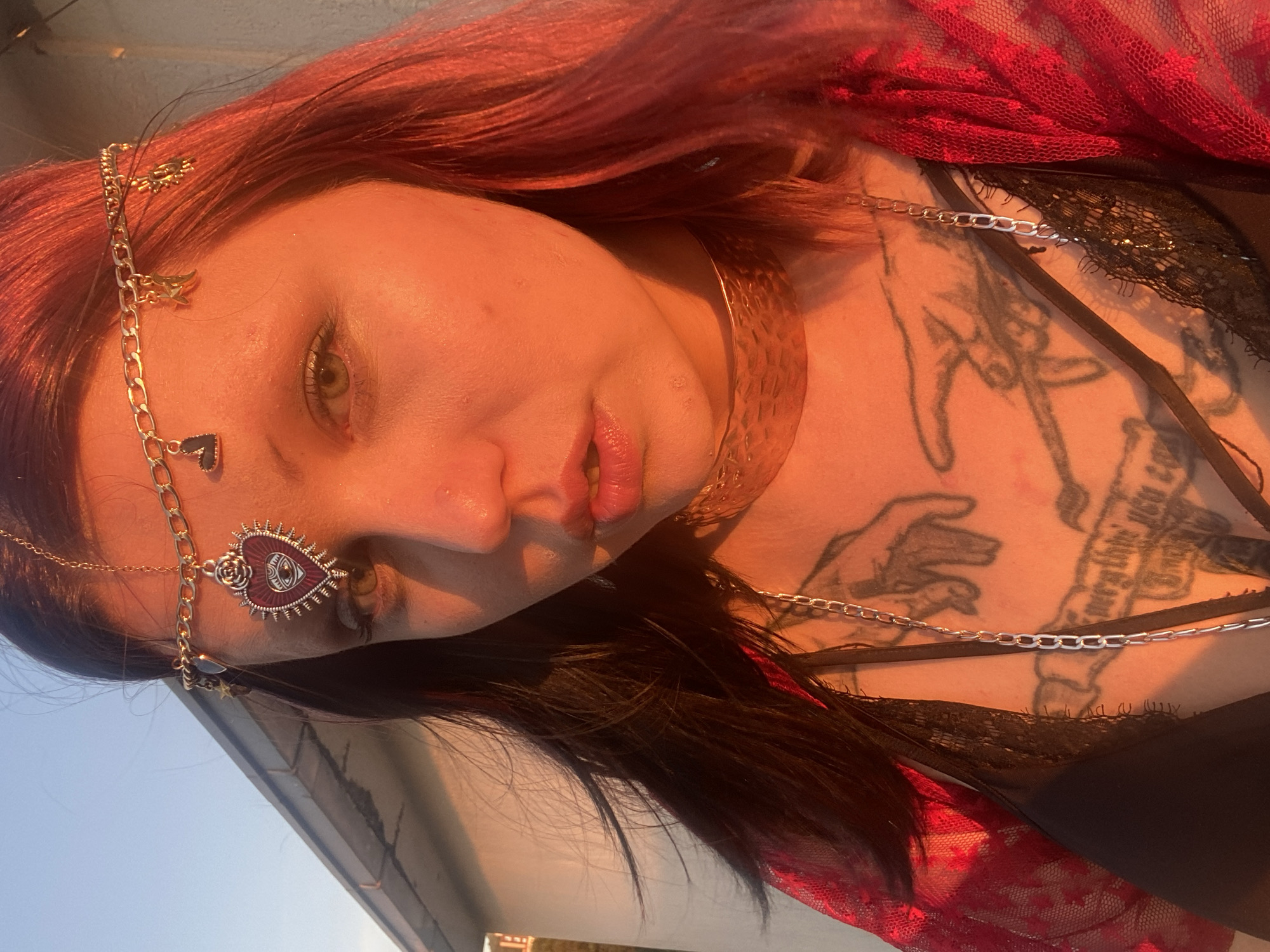 Woman in ornate jewelry photographed in Kunje, Montenegro