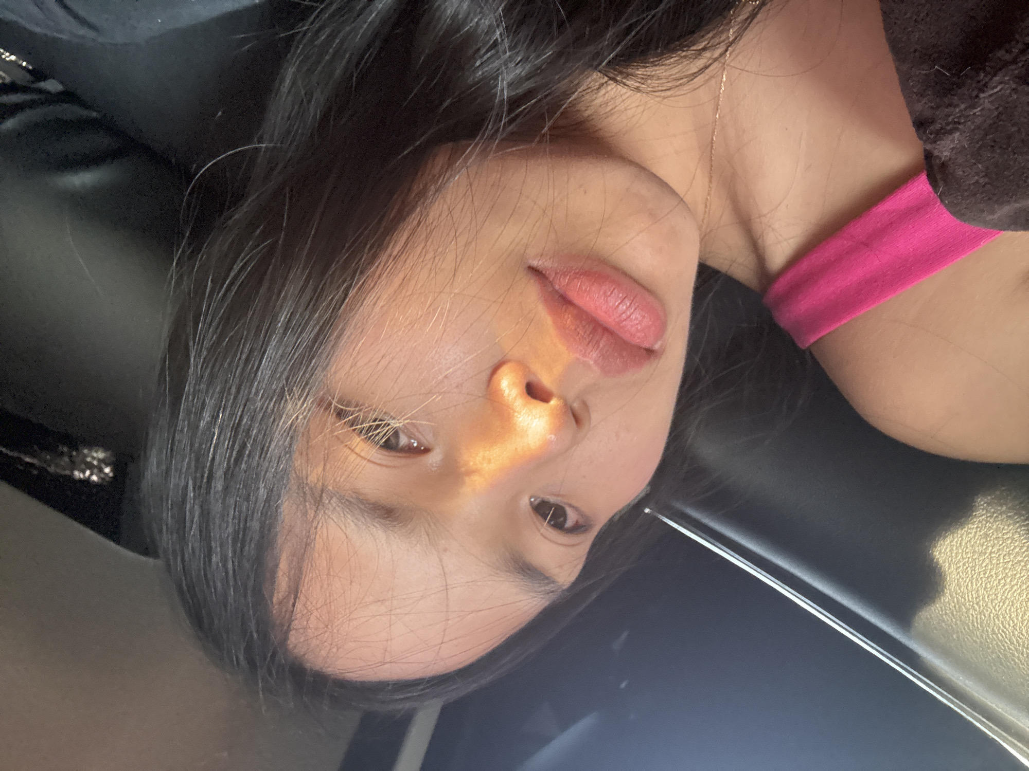 Portrait of young woman photographed in Digos, Philippines