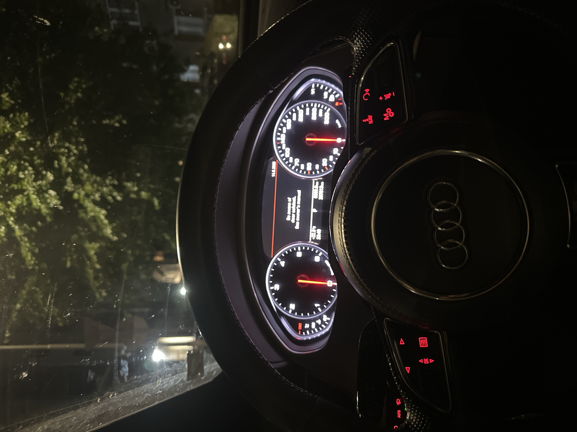 Late evening Audi interior documentation in Ruse, Bulgaria