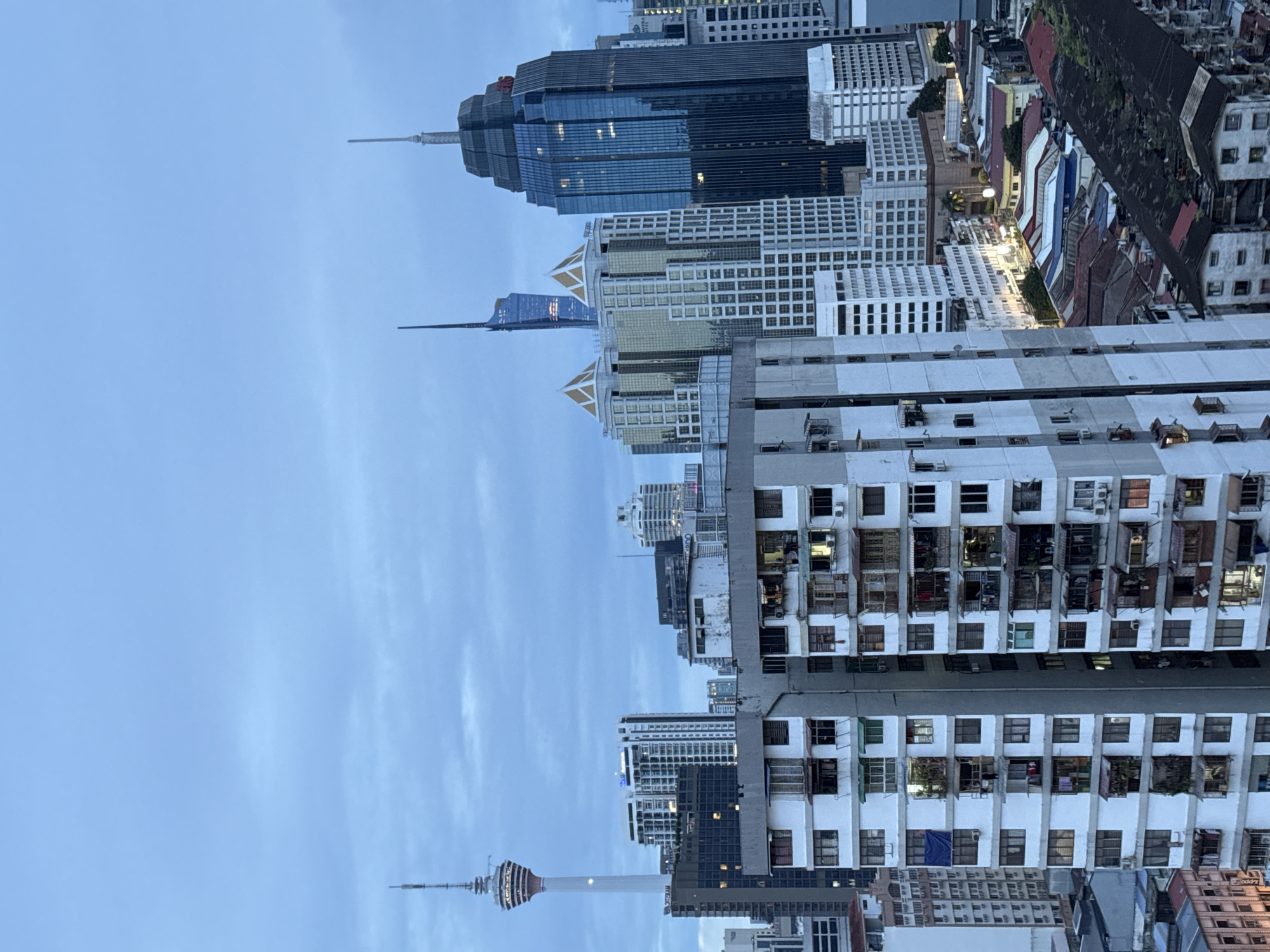 Kuala Lumpur skyline at twilight, KL Tower in view