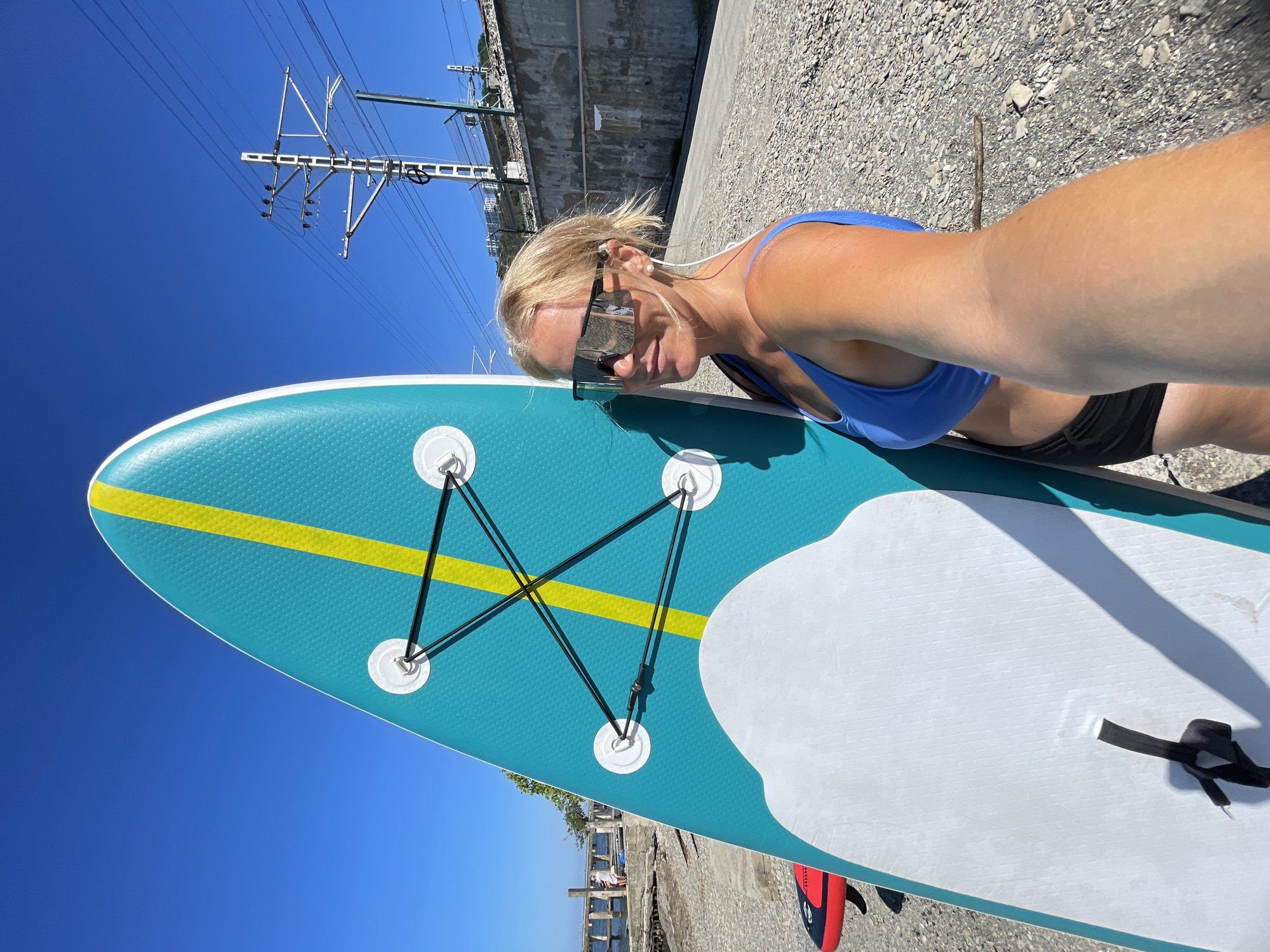 Paddleboard morning at the Sochi waterfront