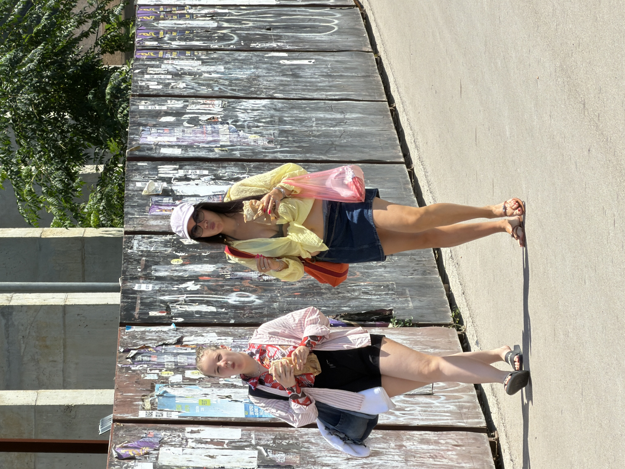 Summer morning street life and market scenes in Budva