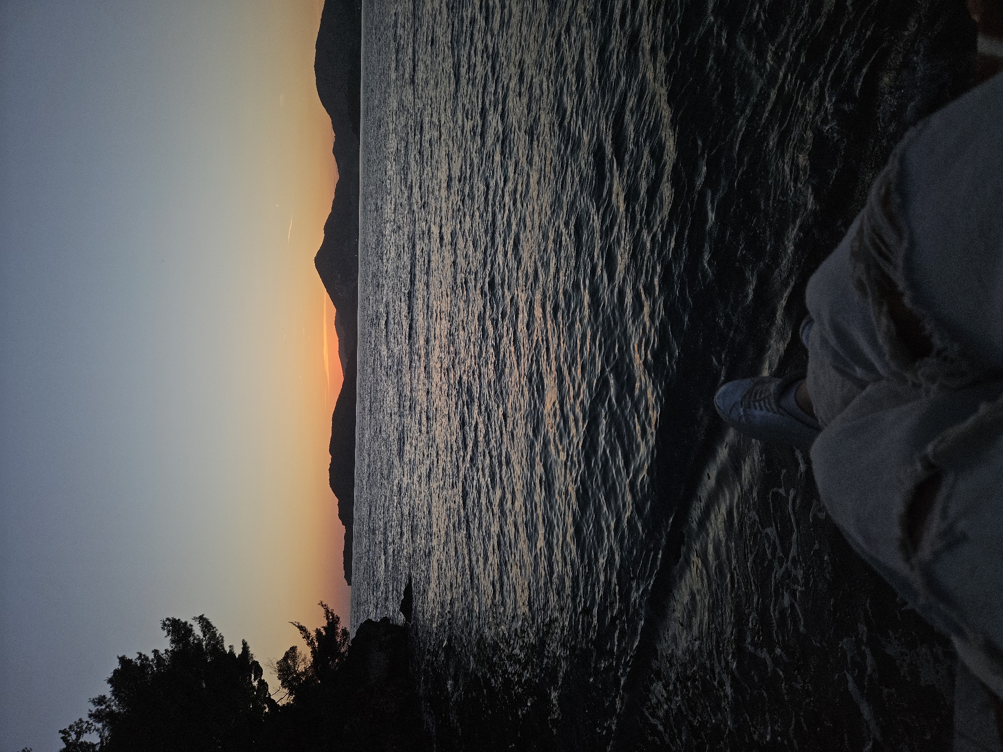Peaceful twilight moments captured at Sveti Stefan coastline
