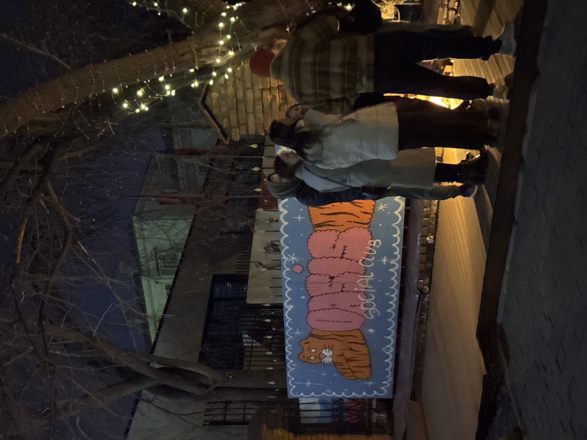 Nighttime documentation of Krasnoyarsk establishments and illuminated architecture