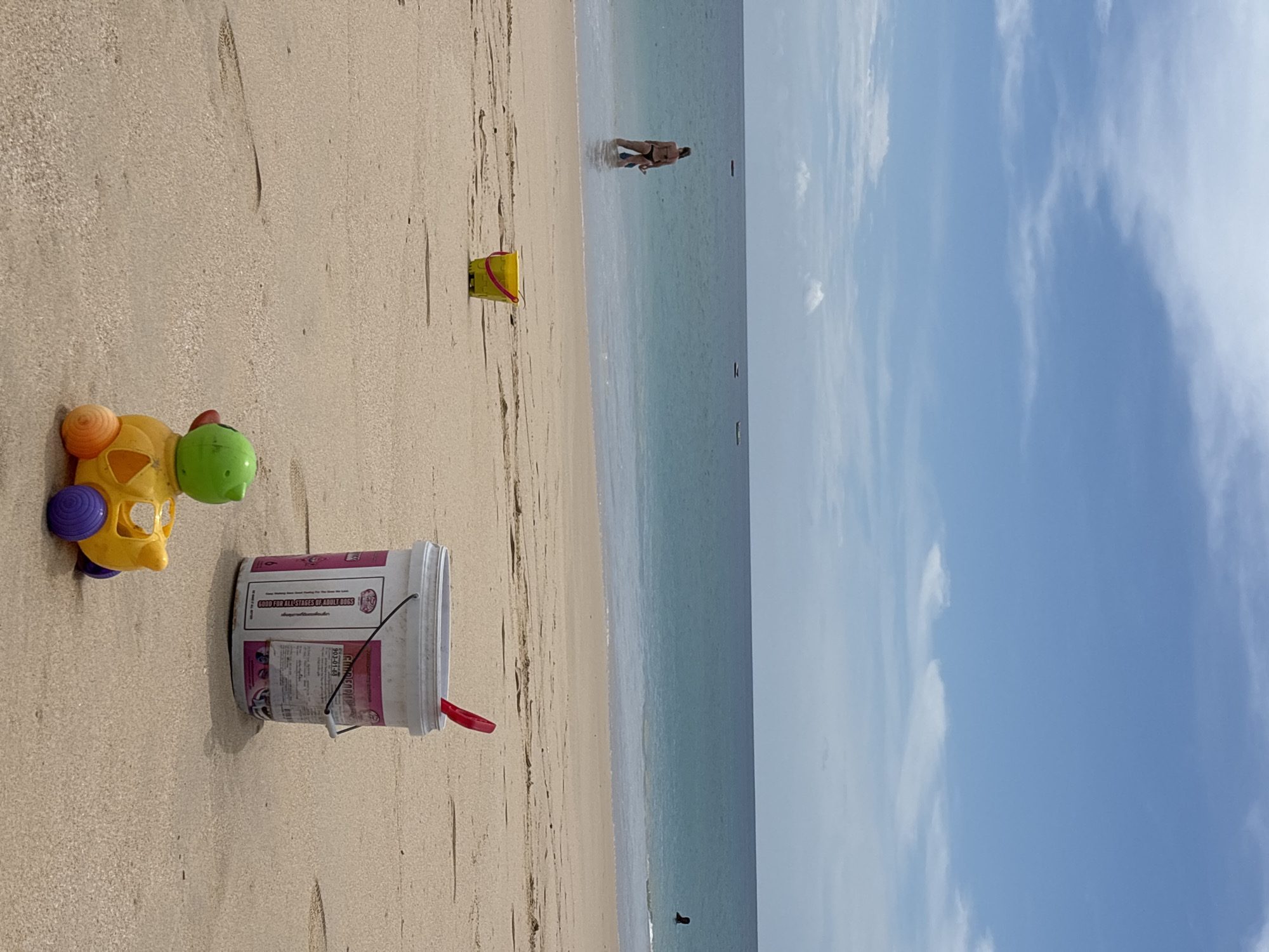 Morning beach life documented in Choeng Thale, Thailand