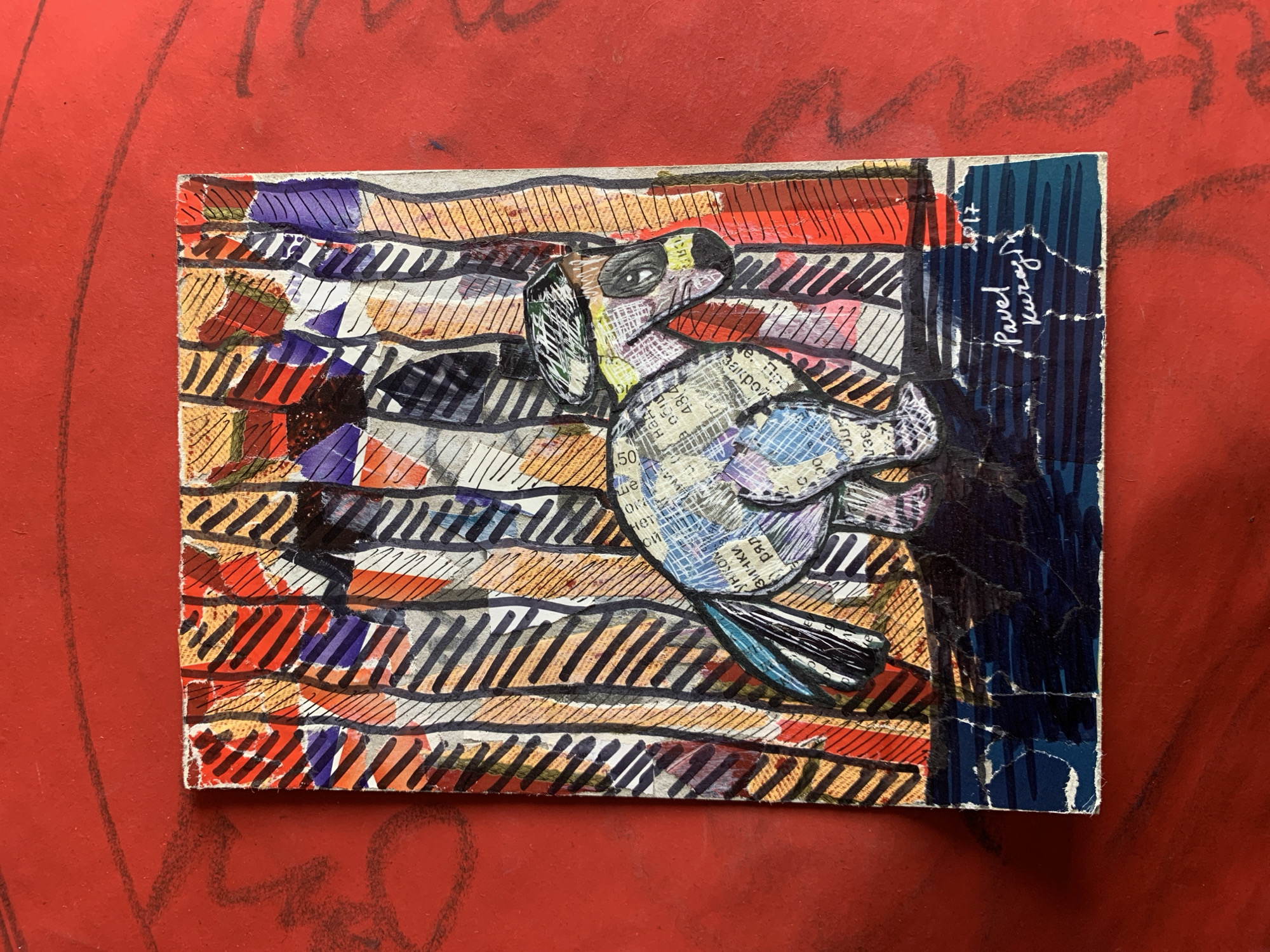 Collage artworks and philosophical text pieces, Sergeevo