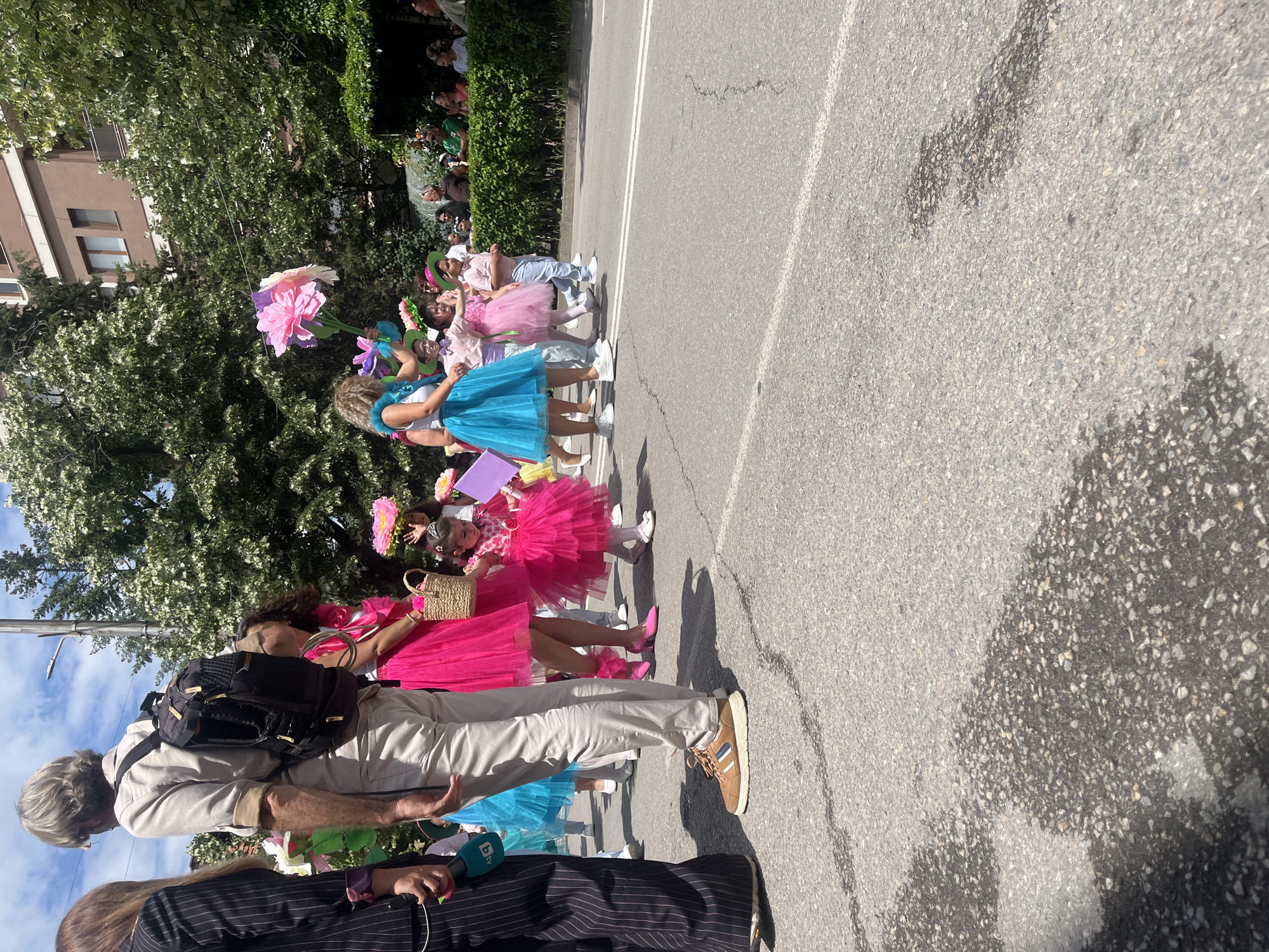 Traditional Bulgarian cultural parade draws diverse participants across city streets