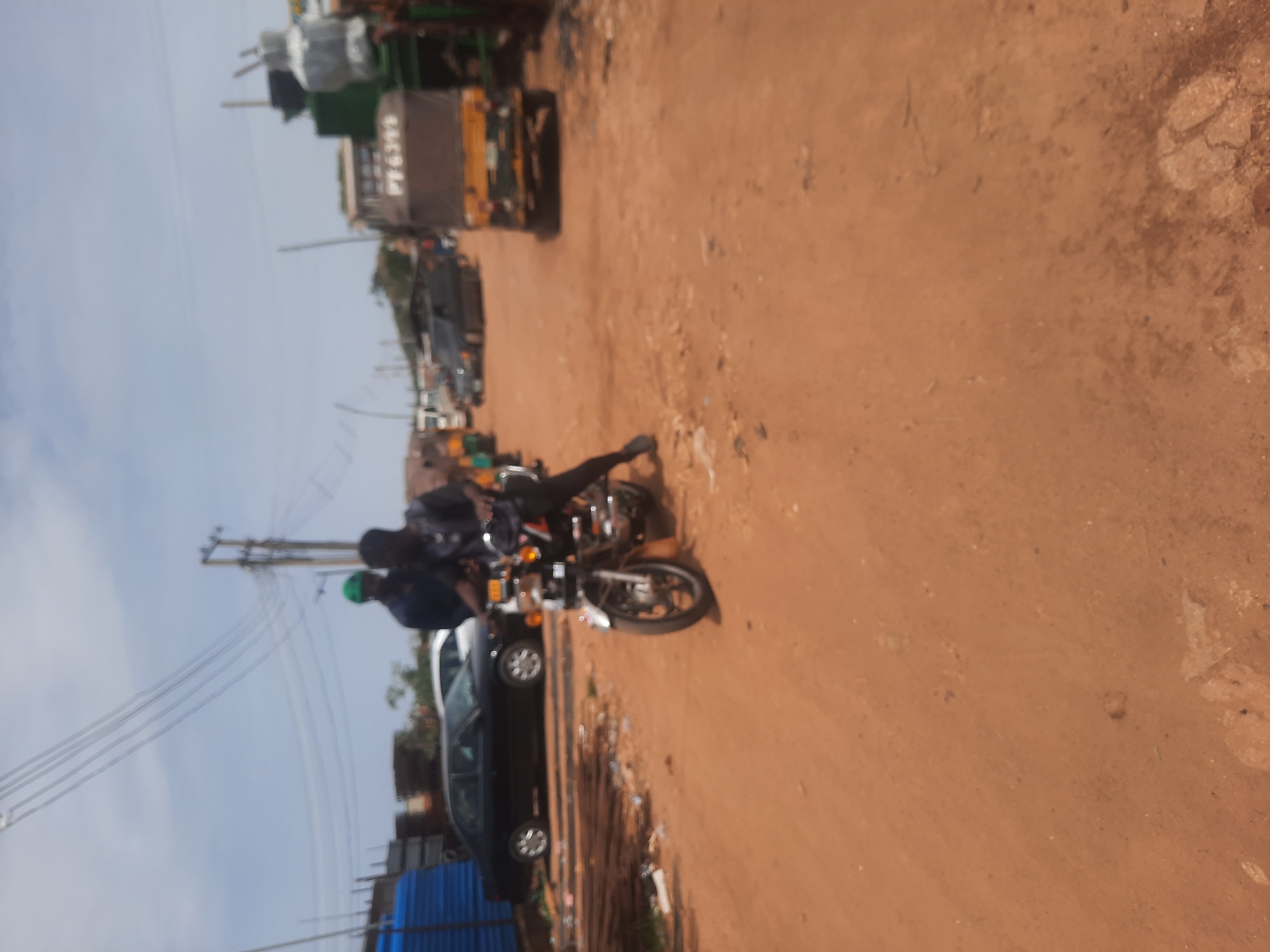 Morning street life documented in Gura Top Nigeria