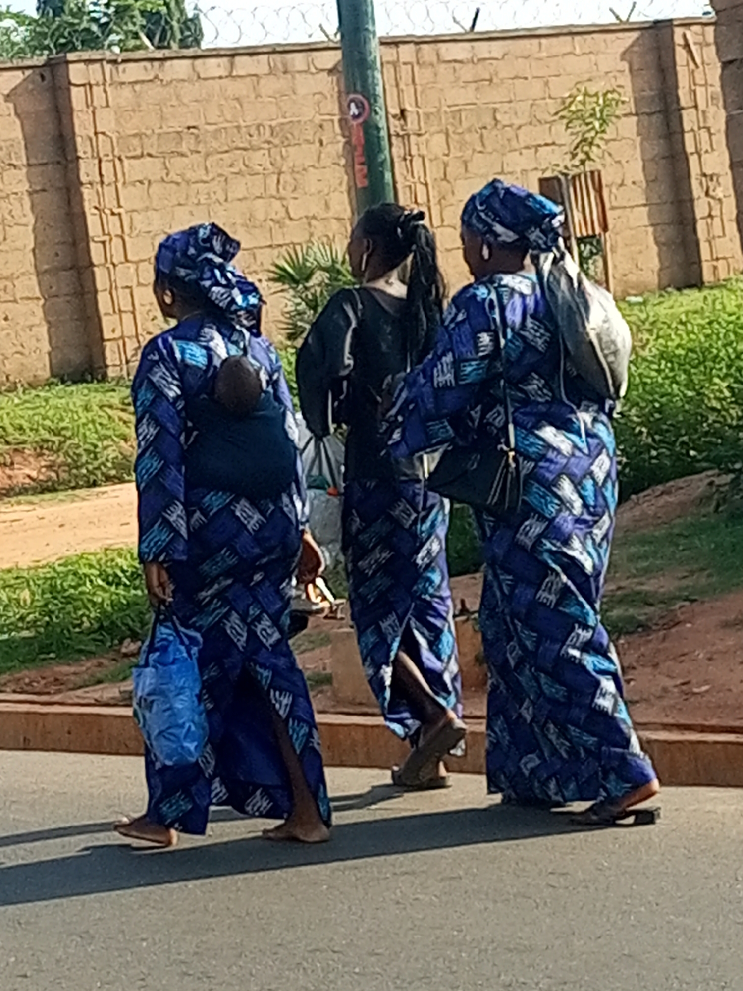 Everyday street traffic and activity in Tempure, Nigeria