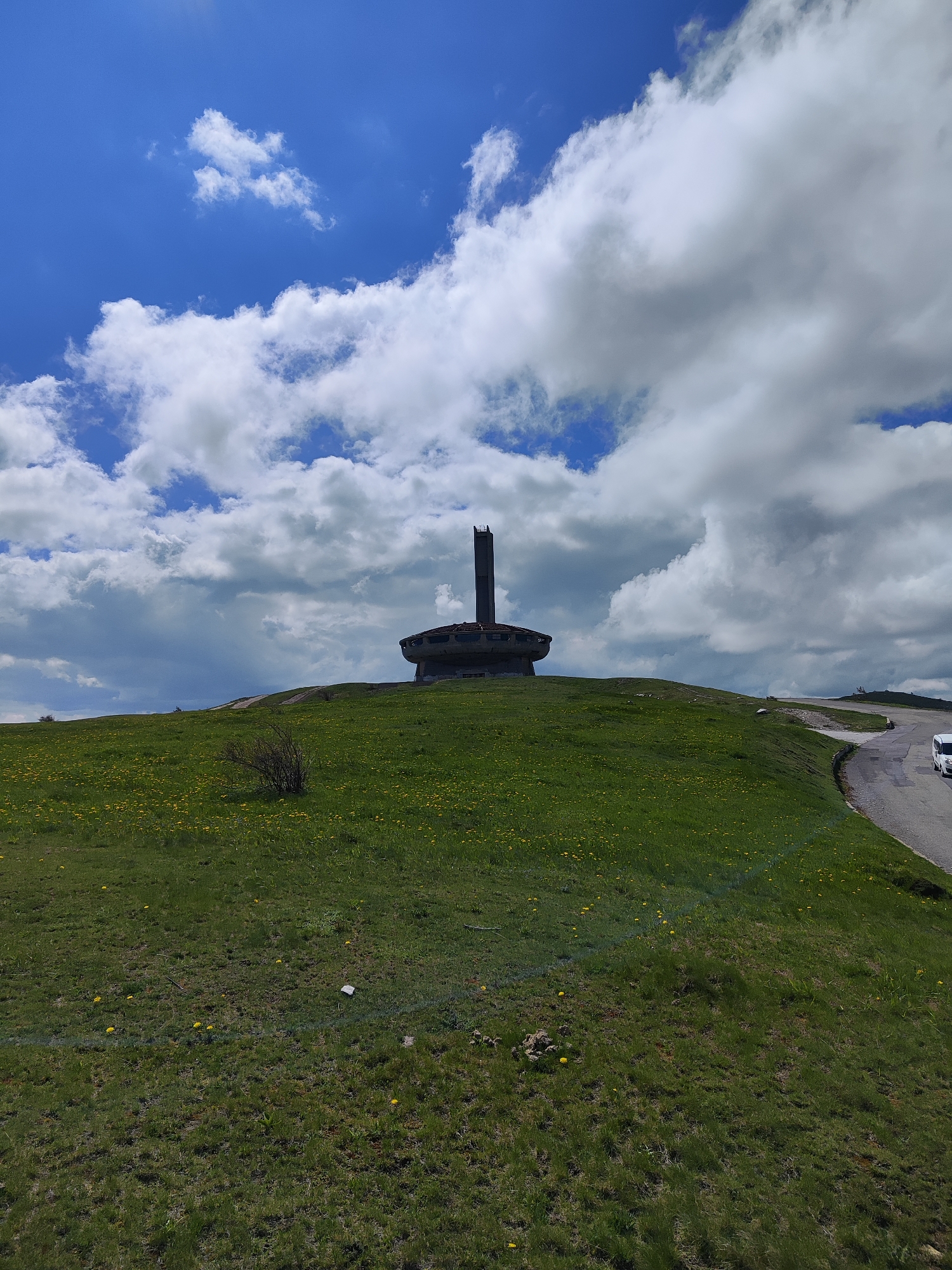 Witness documents abandoned Buzludzha Monument in Bulgarian mountains