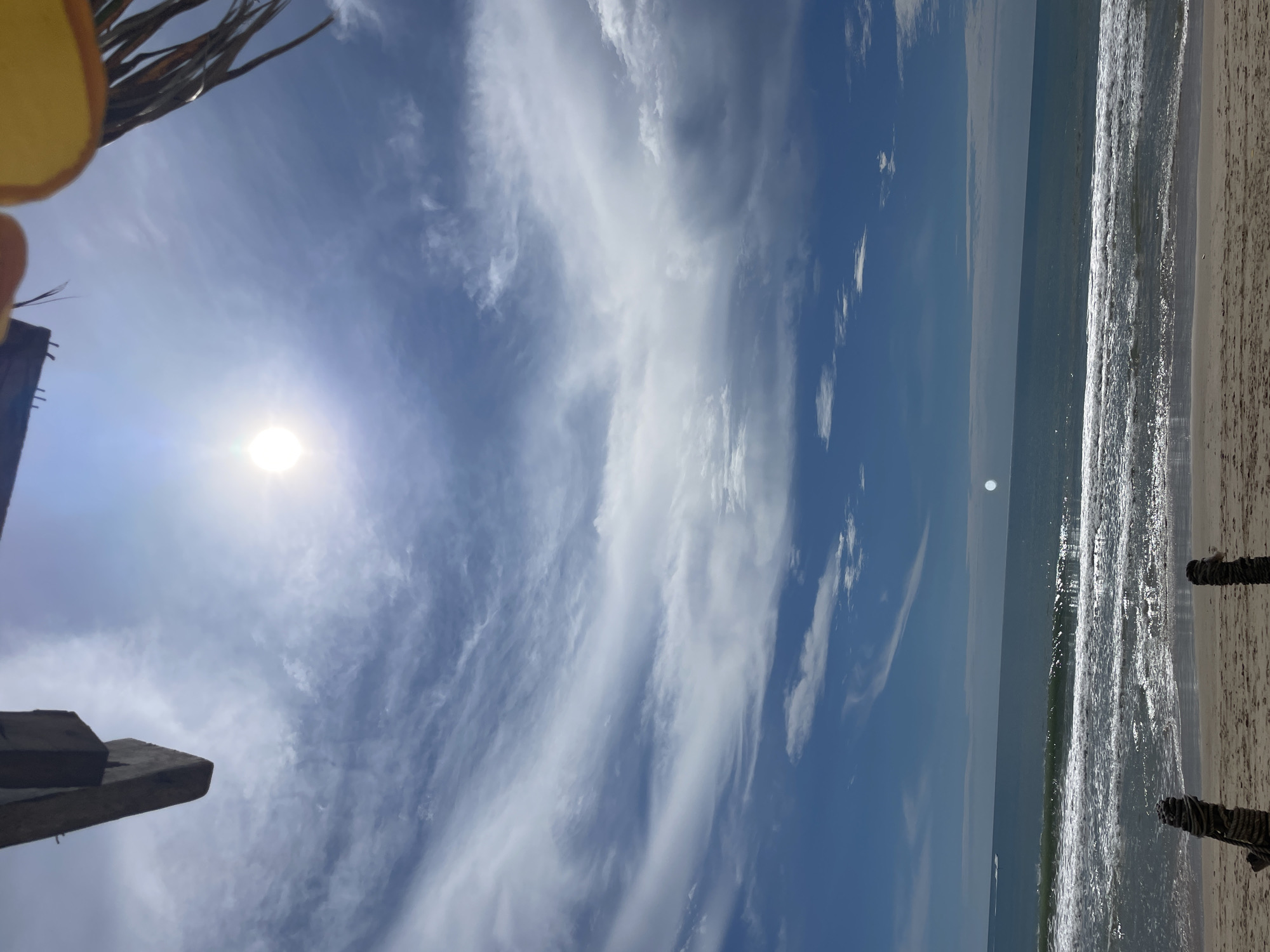 Ordinary morning moments captured at Thai beach resort